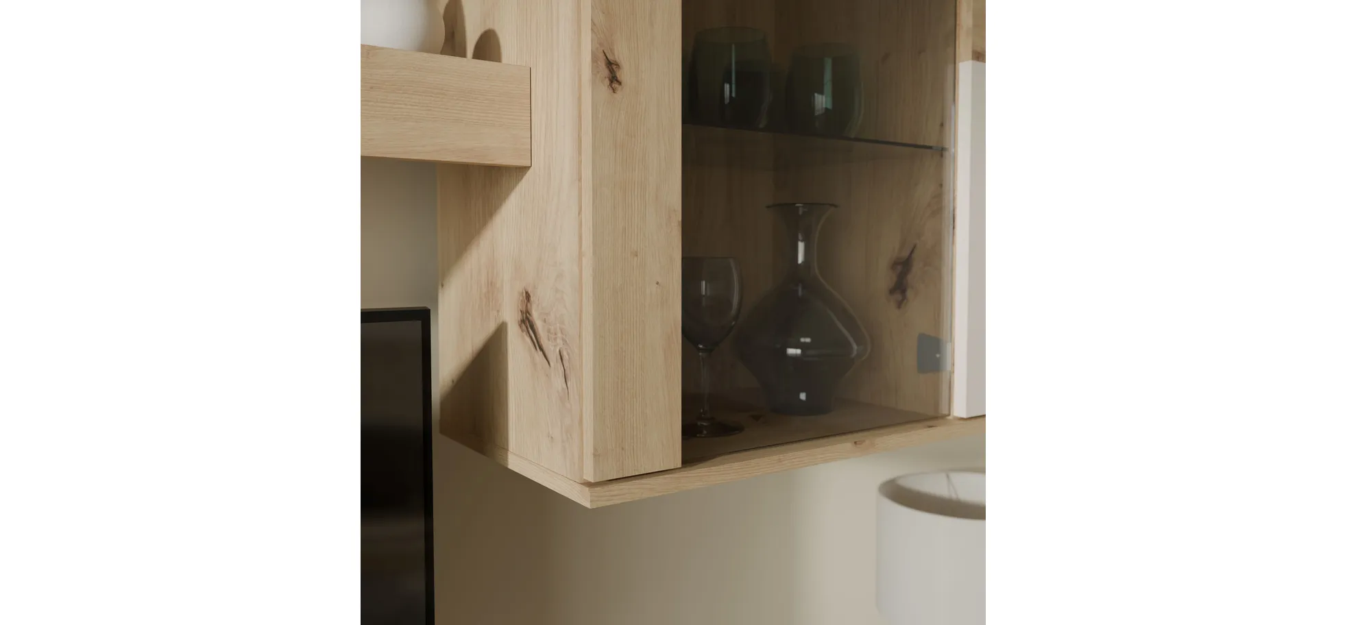 Wohnwand, Artisan oak, Sand  - Frana