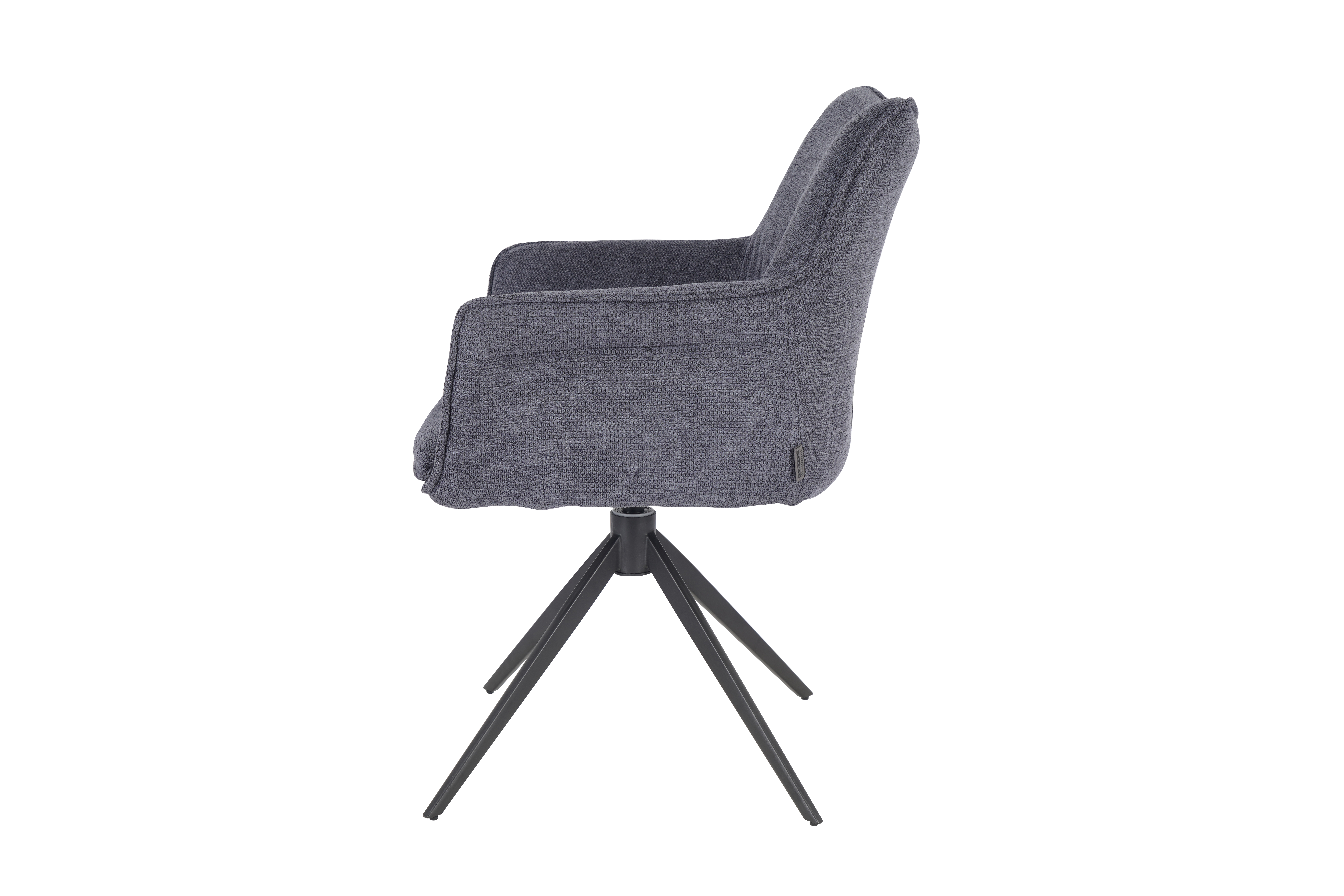 Armlehnstuhl, Bezug marine, 360° drehbar - Maike