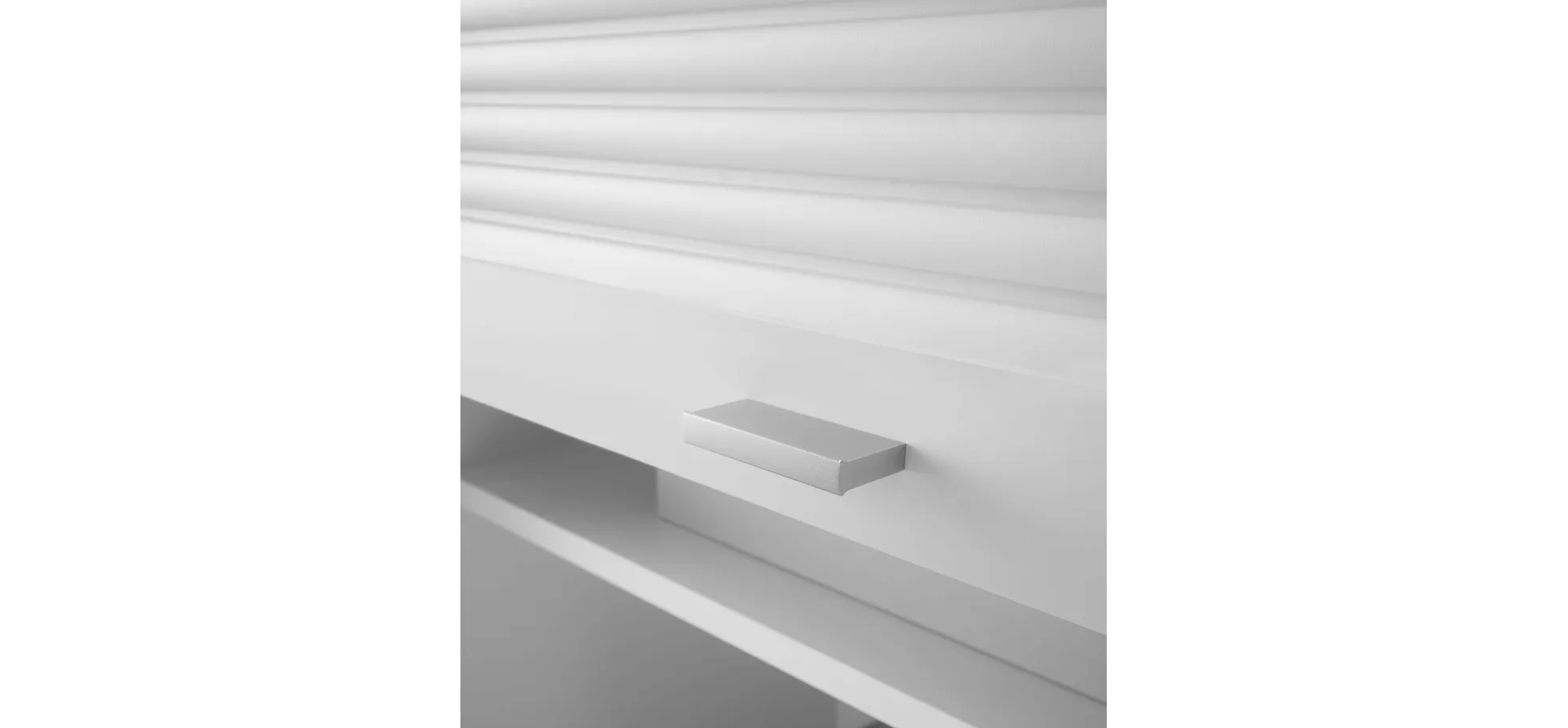 Jalousieschrank - Weiß
