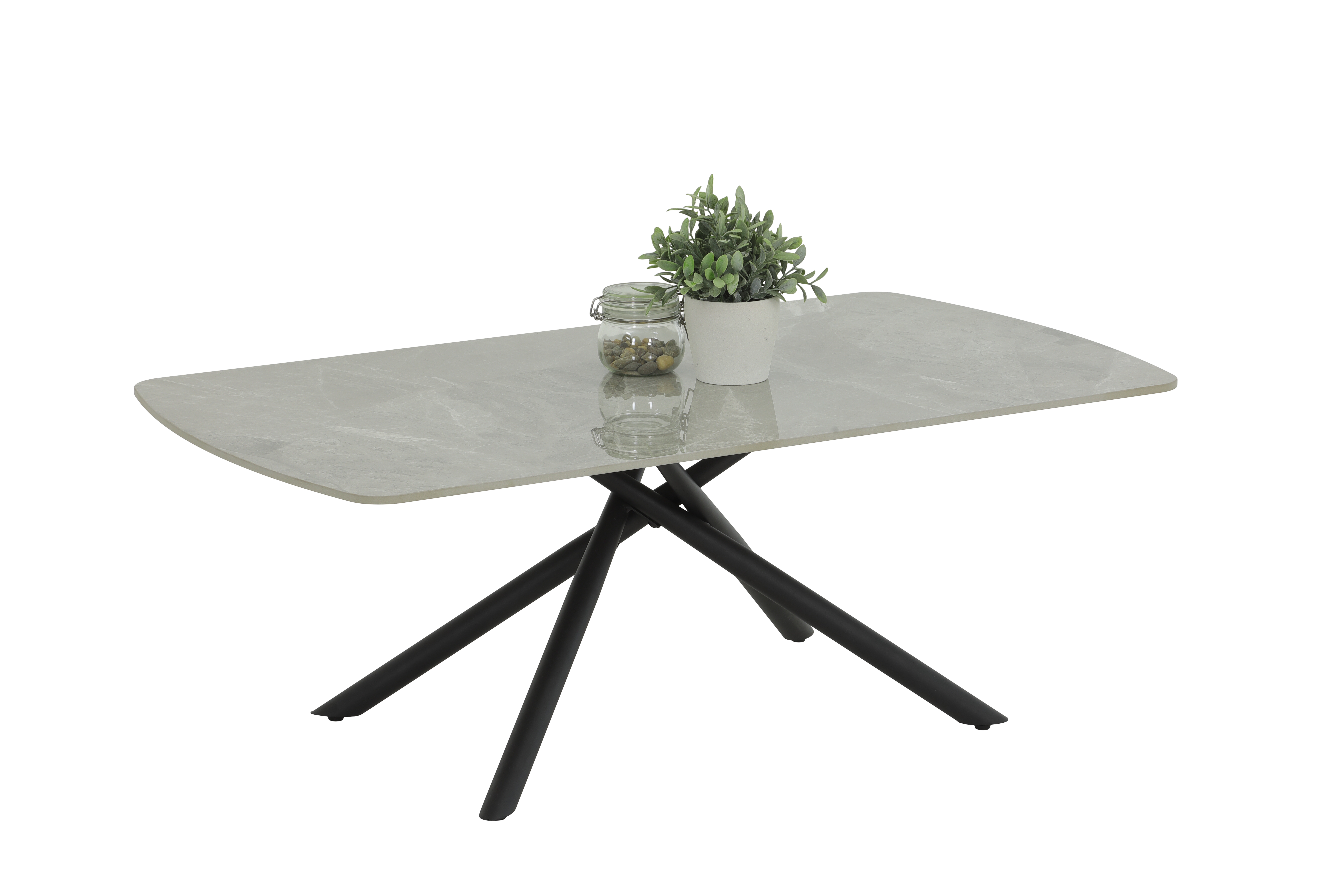 Couchtisch, marmoroptik grau - MyStyle 1032