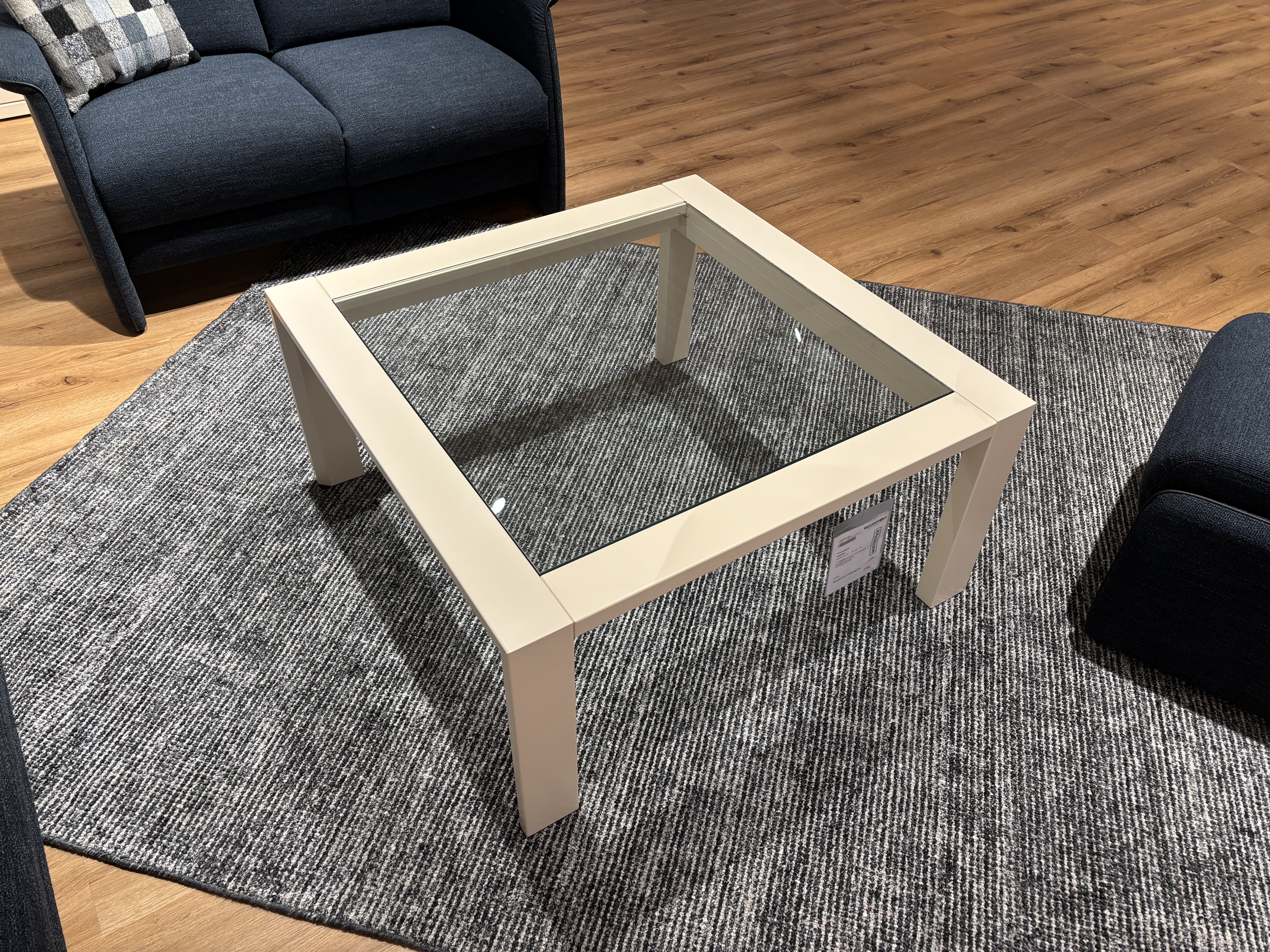 Couchtisch, mit Klarglasplatte  - FRESNO