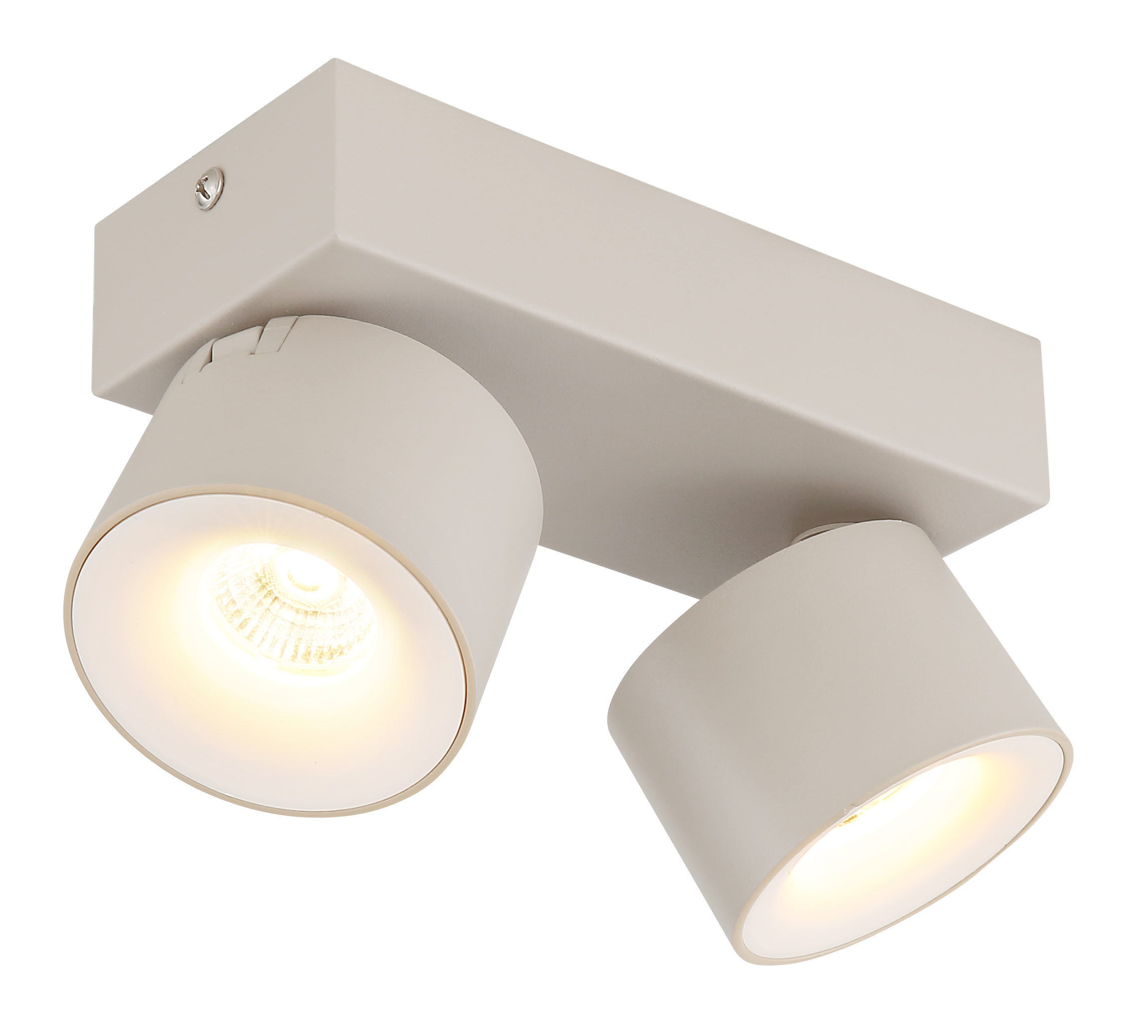 Strahler  RAE - LED, sandfarben matt, ca. 20,5x7,2x12cm