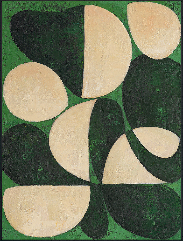 Acrylgemälde Green Sonata - ca. 90x120cm