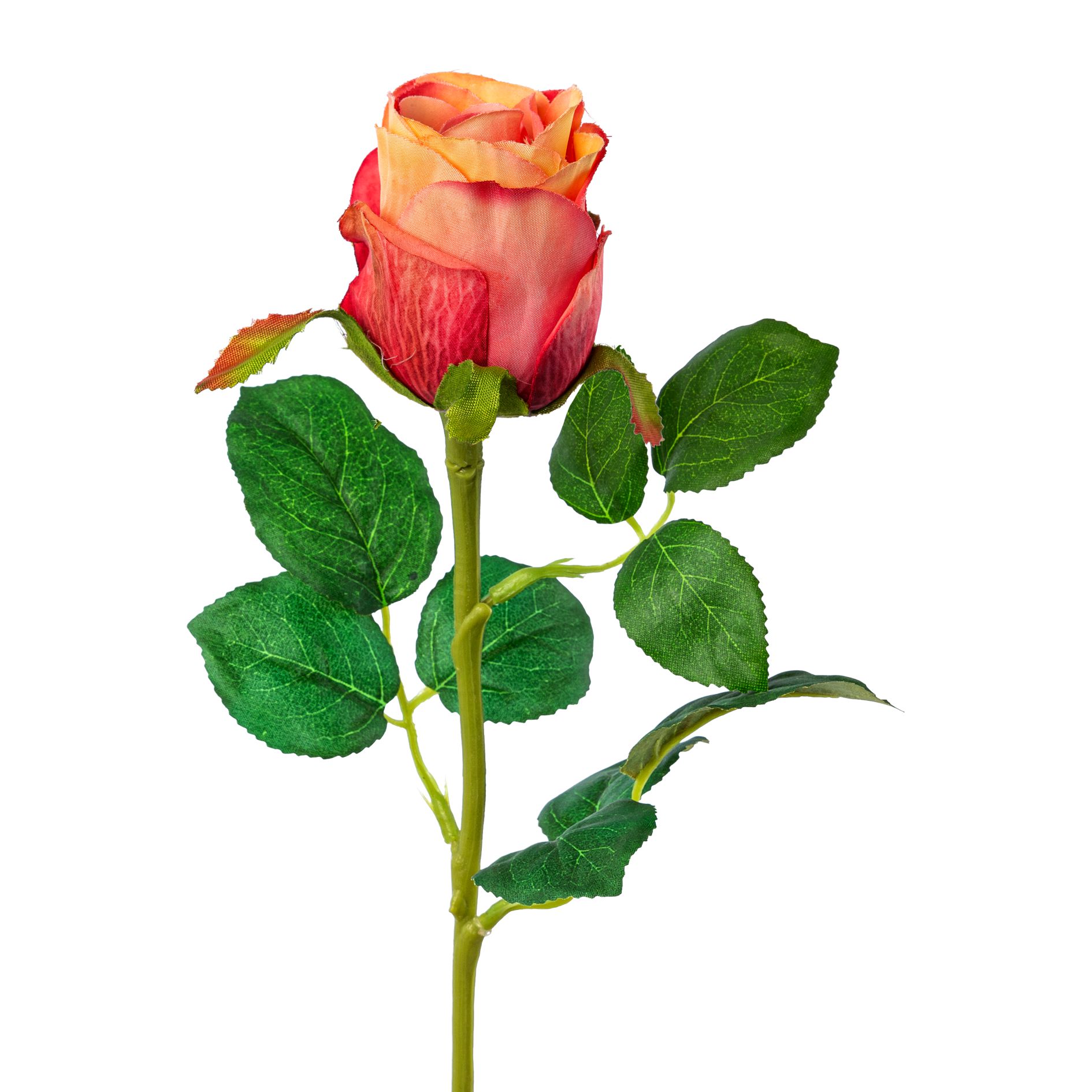 Kunstrose - Rose, 51 cm, lachs