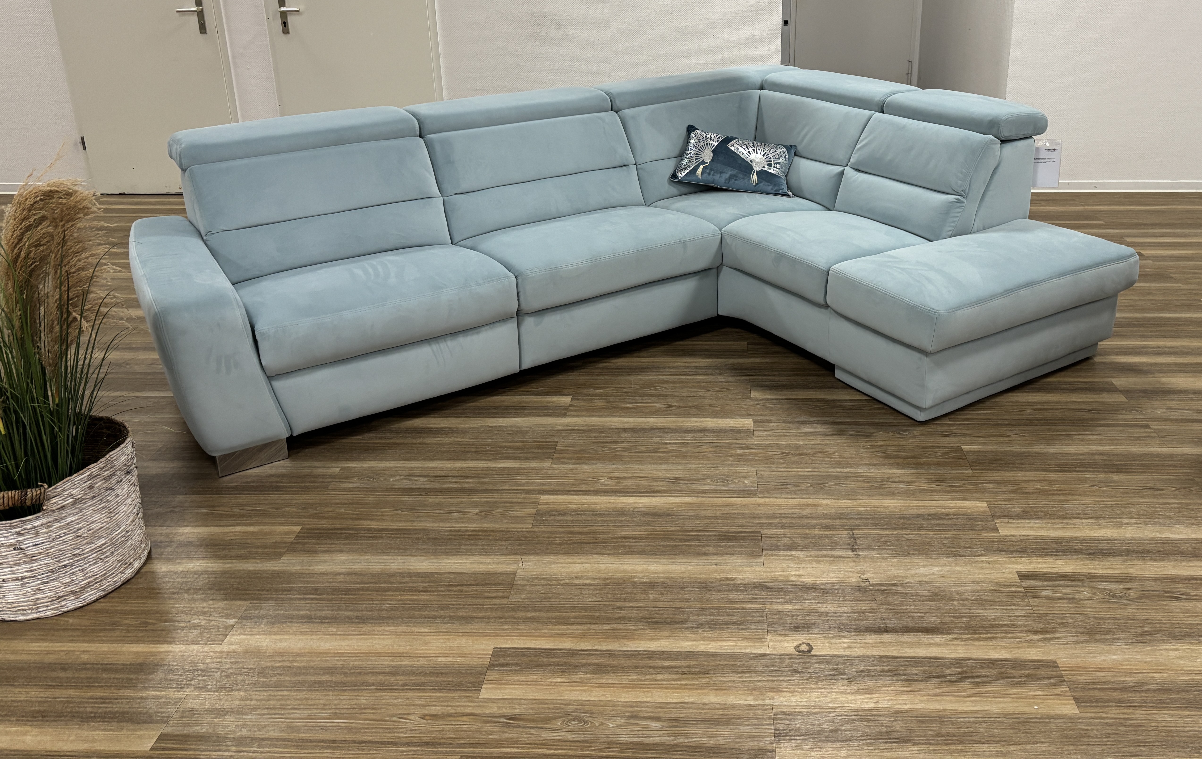 Eckgarnitur, Stoff Salsa sky, Sitz Kaltschaum - MyStyle 2015