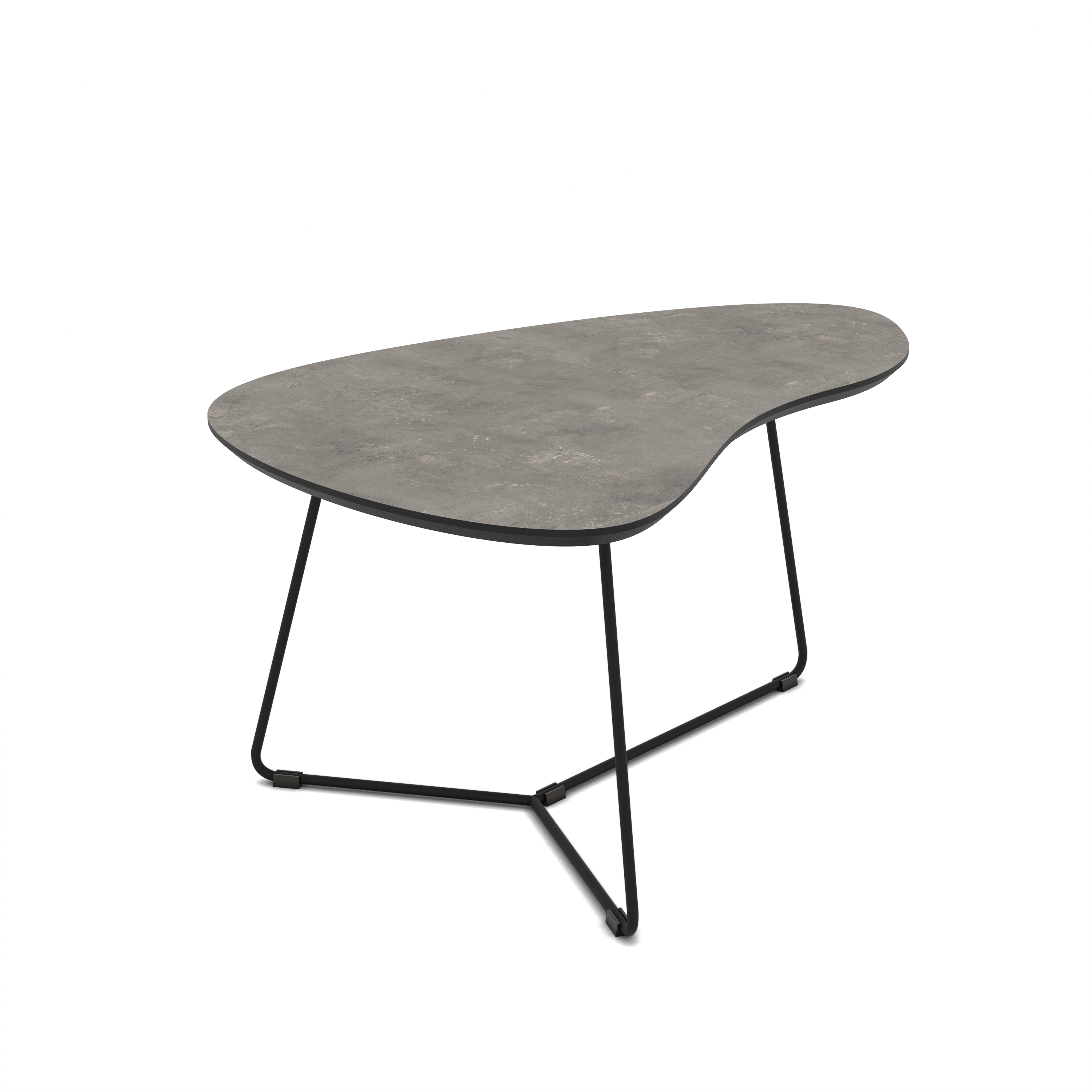 Couchtisch, 2-er Set, betonoptik dunkel - MyStyle 1031