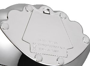 Tischleuchte Shelly - Kunststoff, chrom, 17,5x12,5x14,5cm