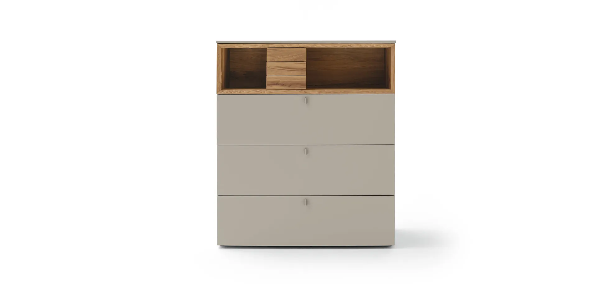 Highboard - Lack Steingrau