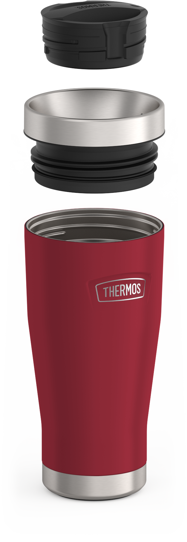 Isolier-Trinkbecher, ca. 0,47l, rot - ICON