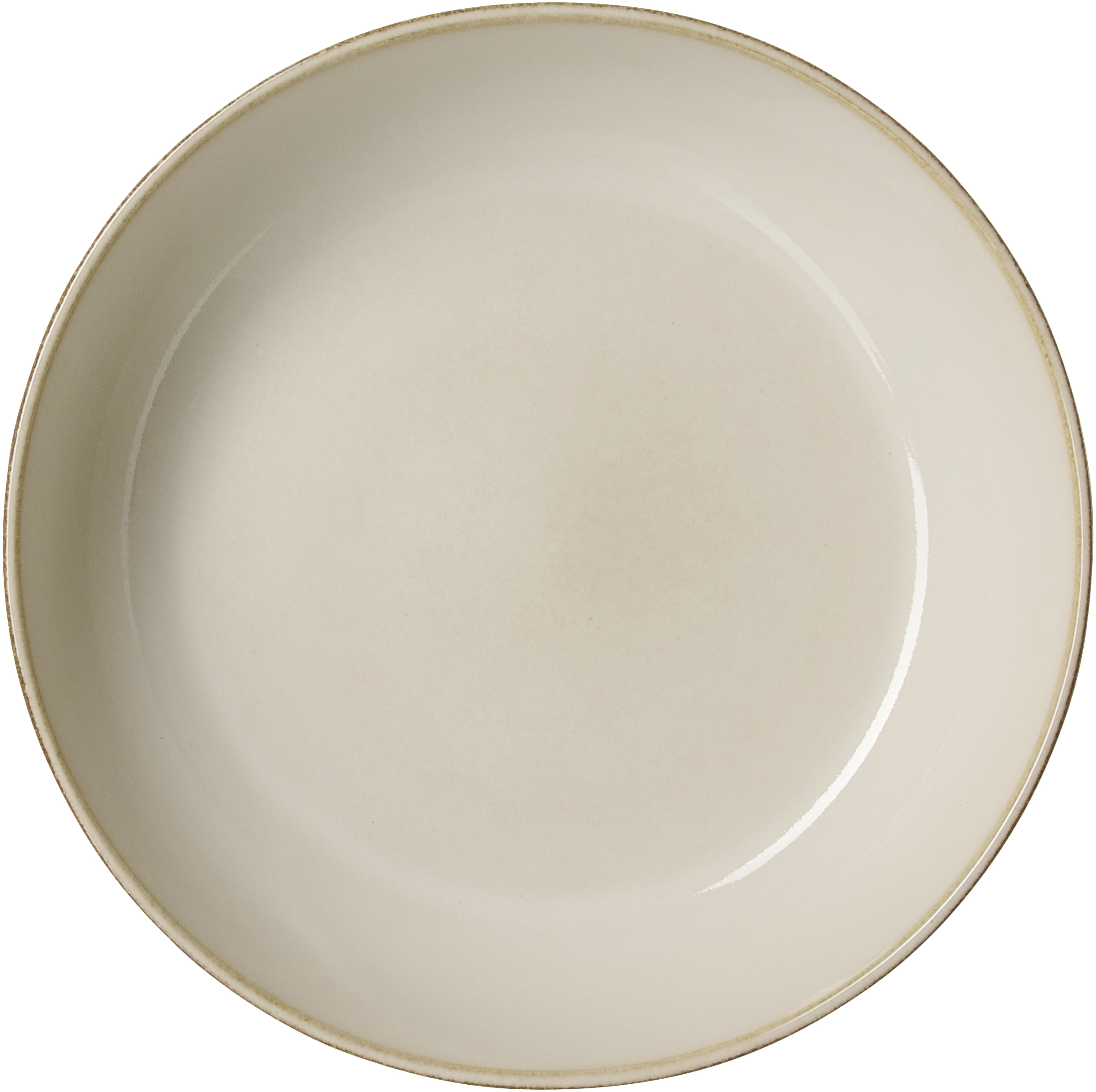 Suppenteller Olivia - steingut, beige, 20cm