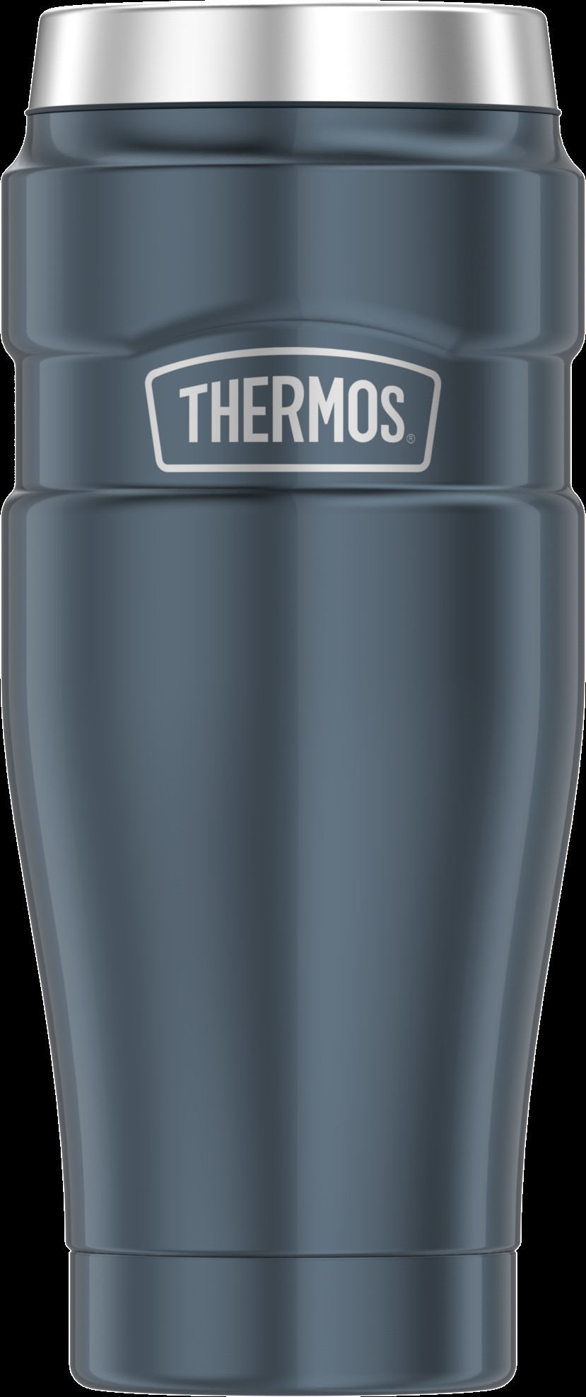 Isolier-Trinkbecher ice grey polished 0,47l - STAINLESS KING MUG