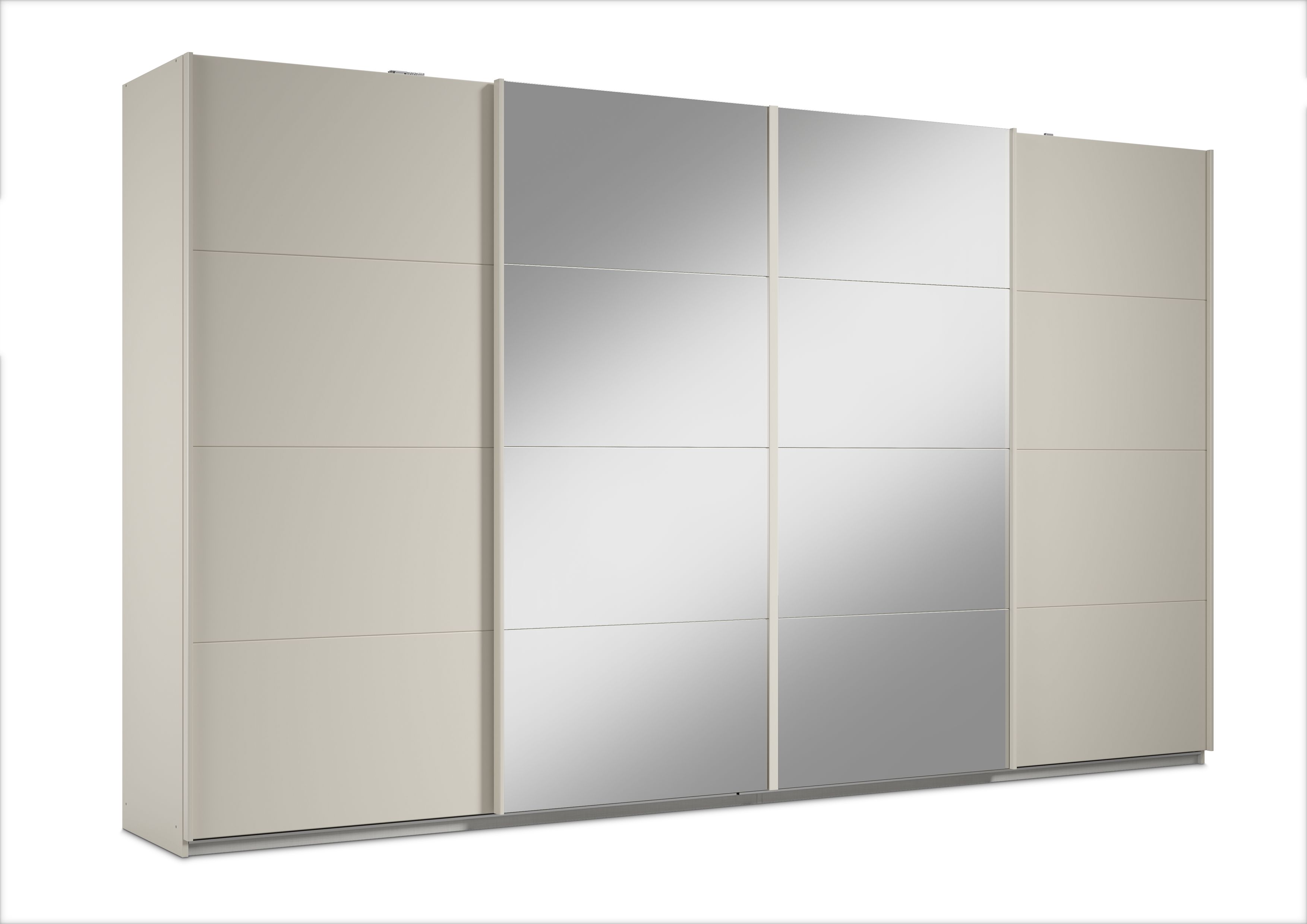 Schwebetürenschrank, champagner - Rikk