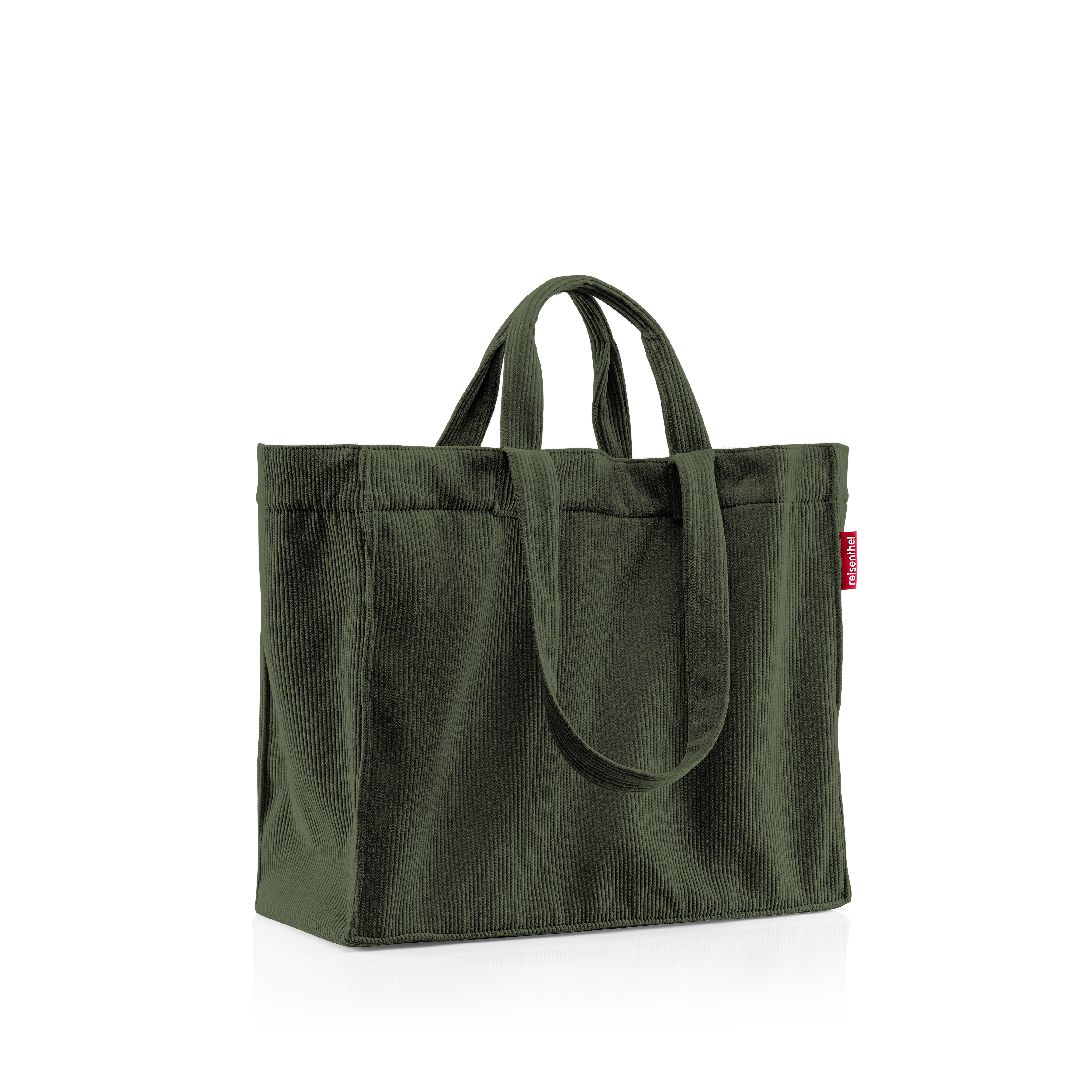 reisenthel, softshopper - cord dark matcha