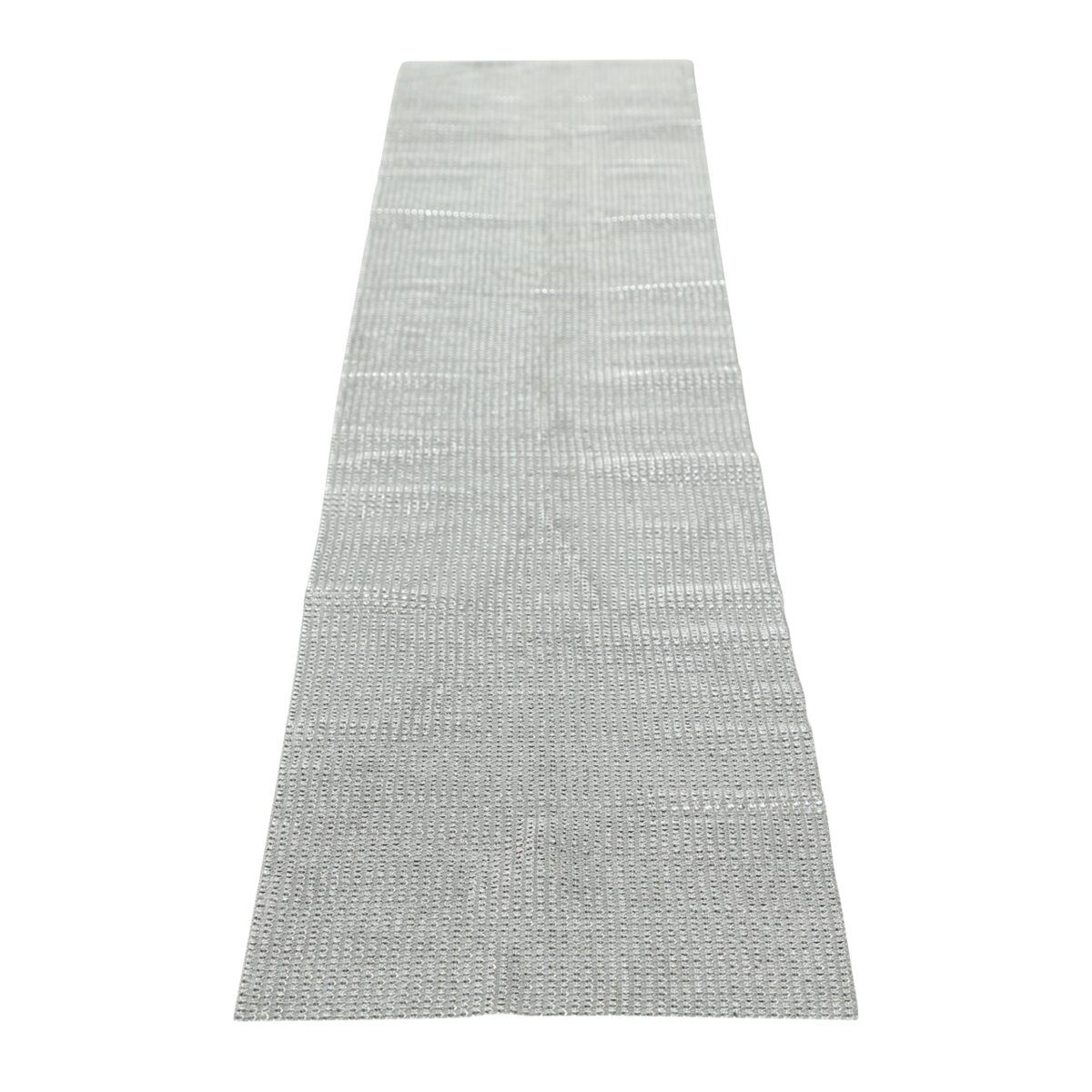 Tischläufer Glamour - L 150,00 cm, Kunststoff silber