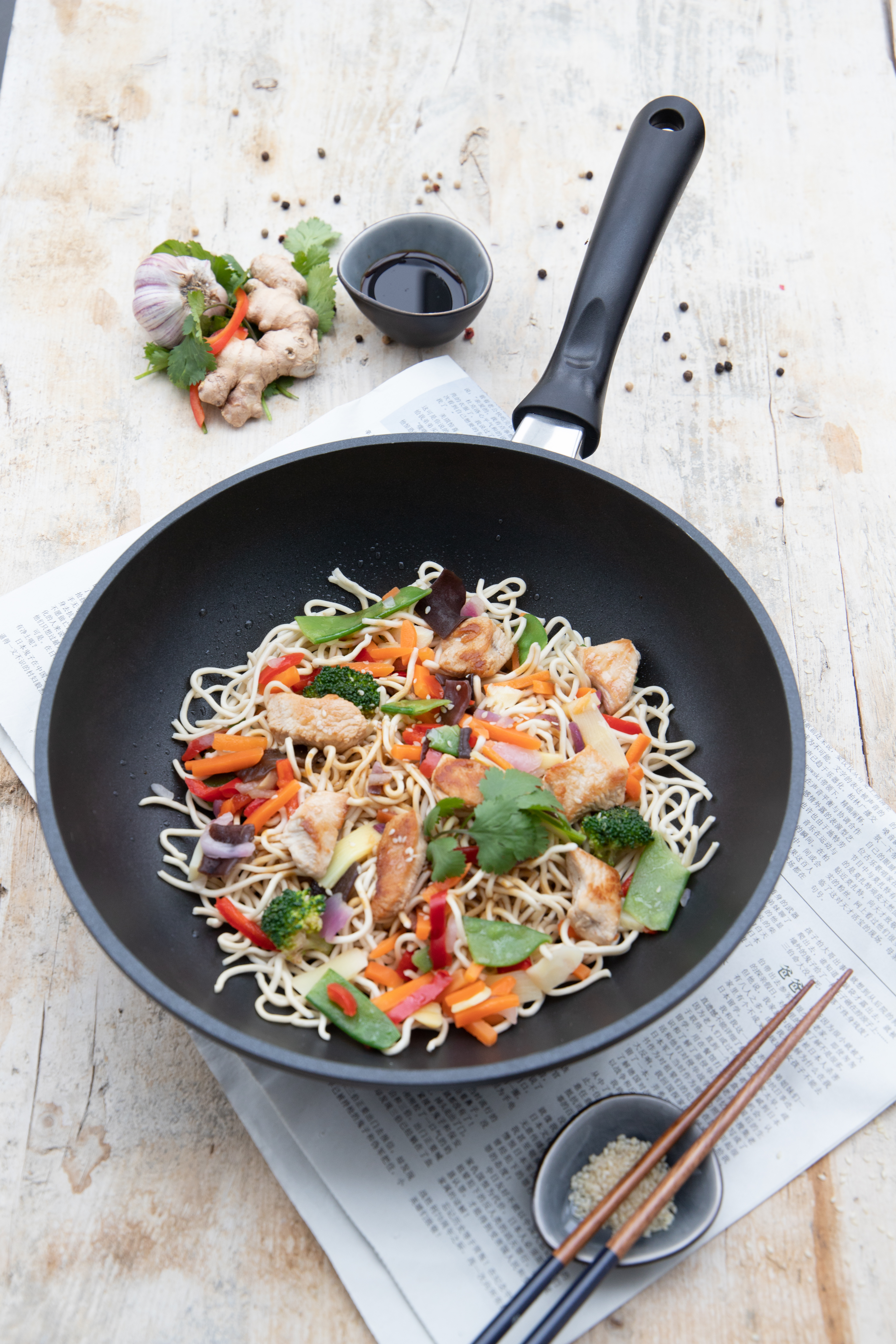 Wokpfanne Alucast - Ø ca. 28cm