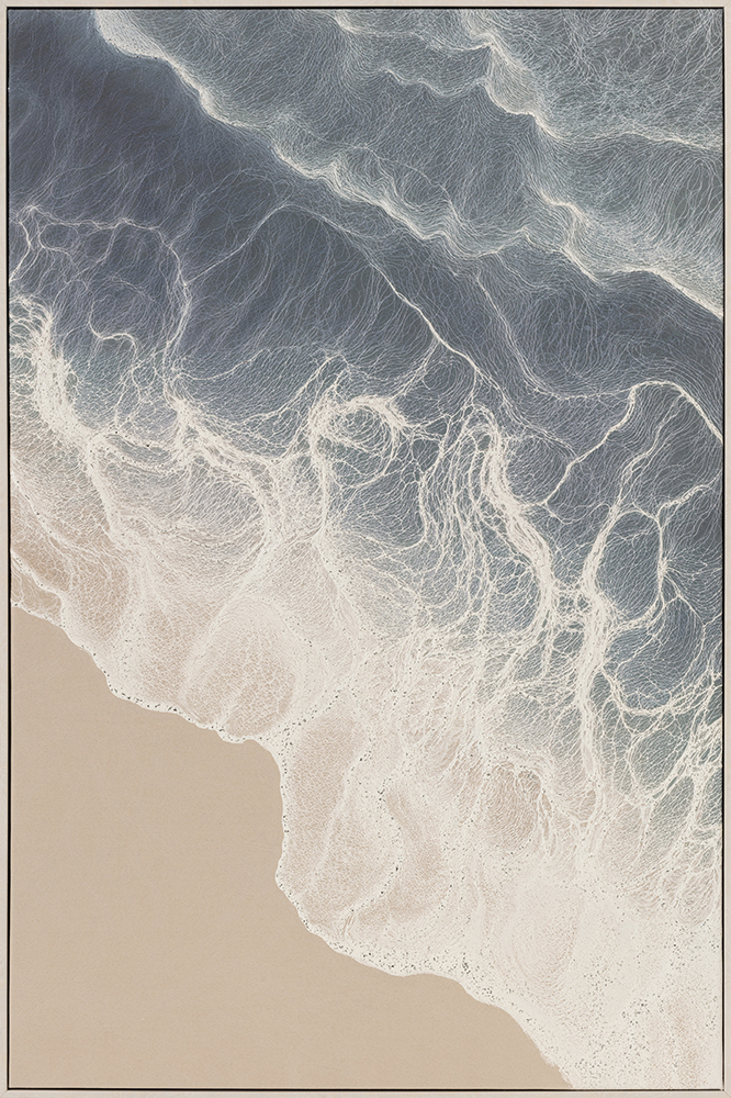 Acrylgemälde Silver Tide - ca. 80x120cm
