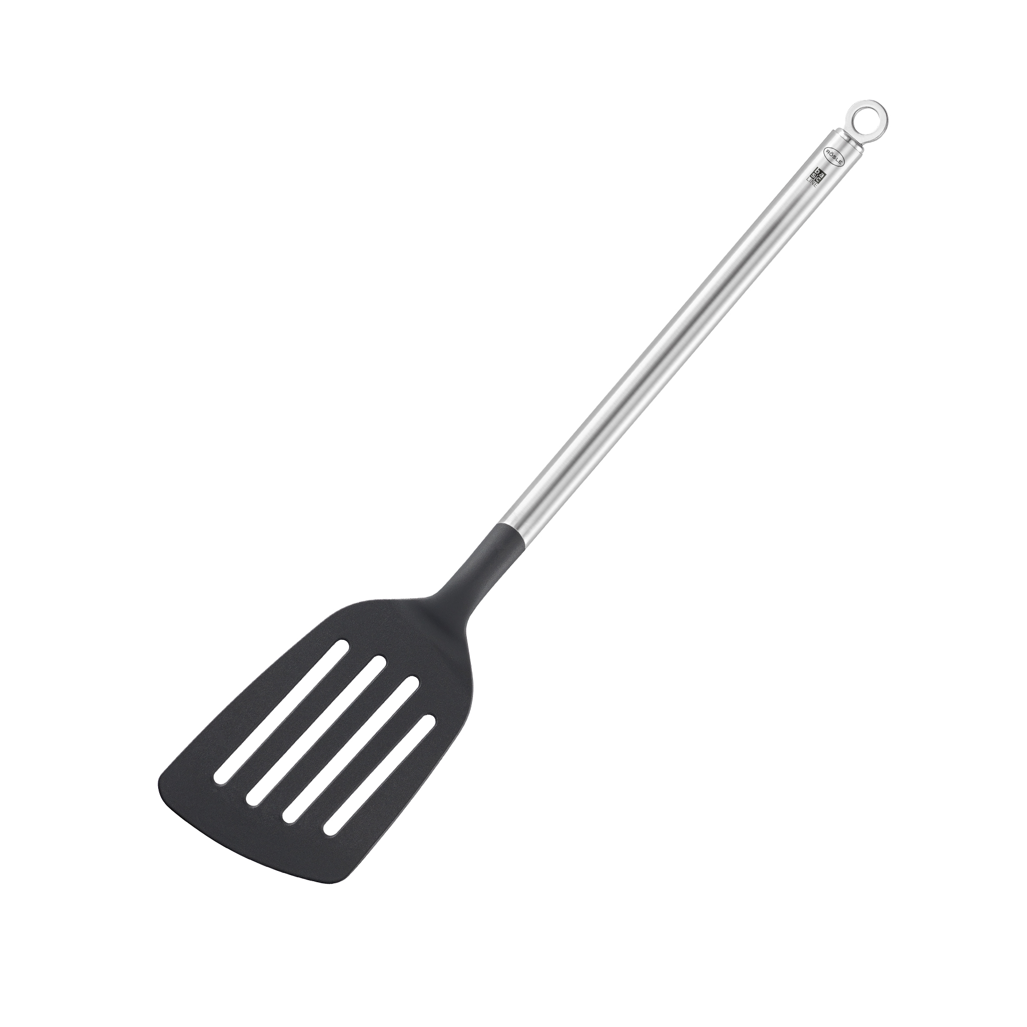 RÖSLE, Pfannenwender Basic Line 34cm - Griff Edelstahl, Spülmaschinengeeignet
