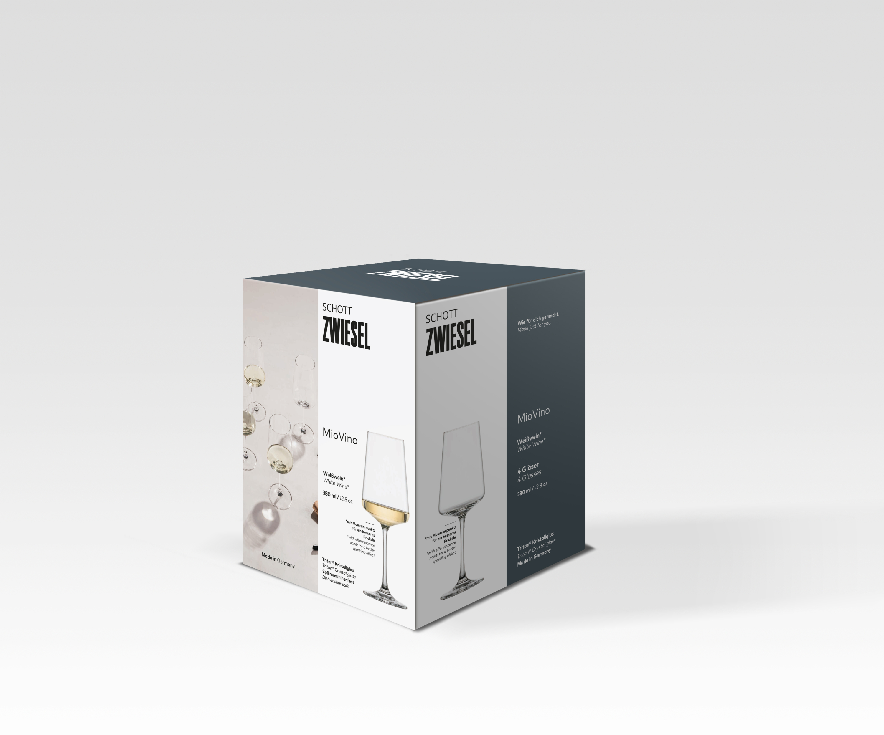 Weißweinglas MIOVINO 380ml - 4-er Set