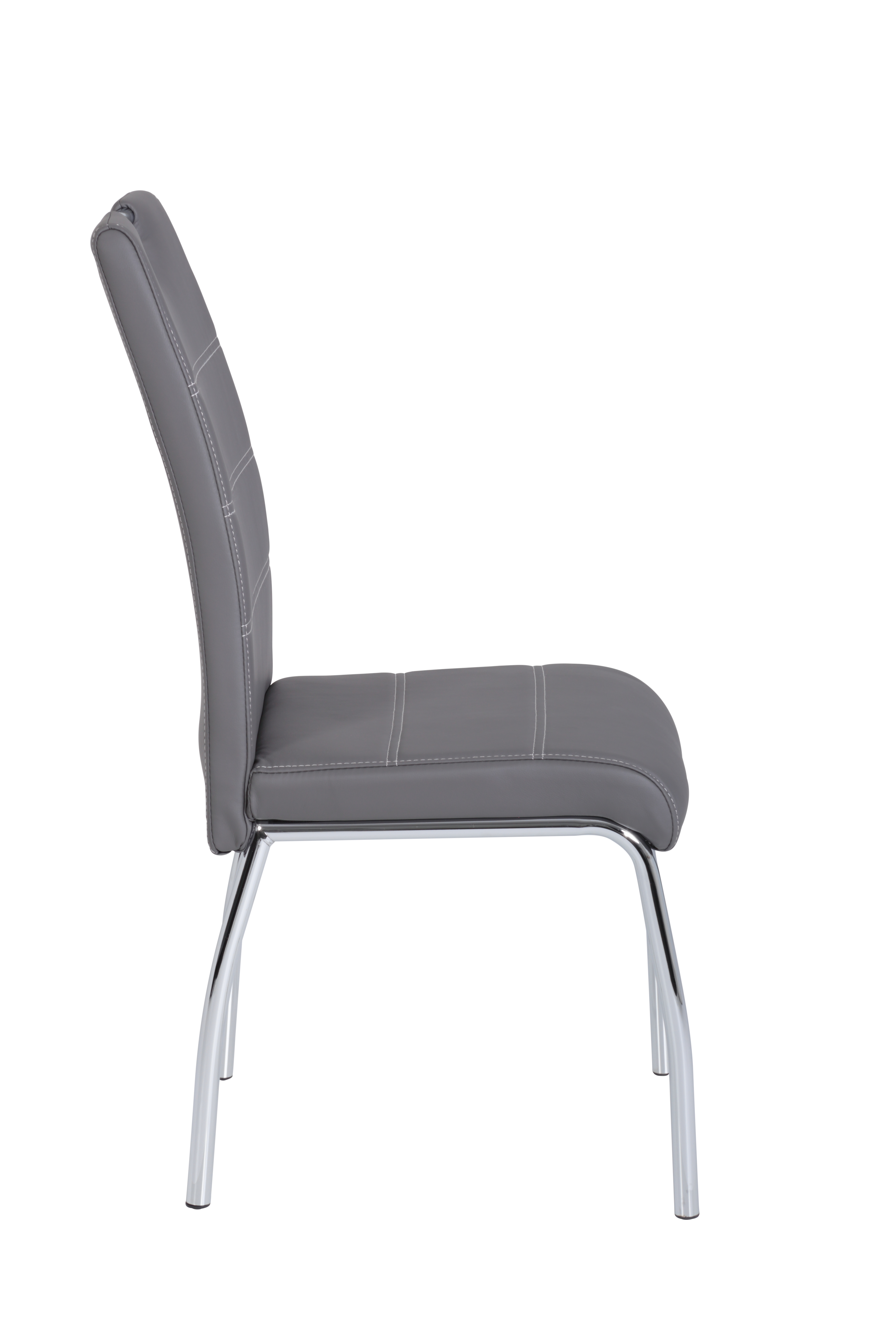Stuhl, Kunstleder grau  - MYTOGO 66