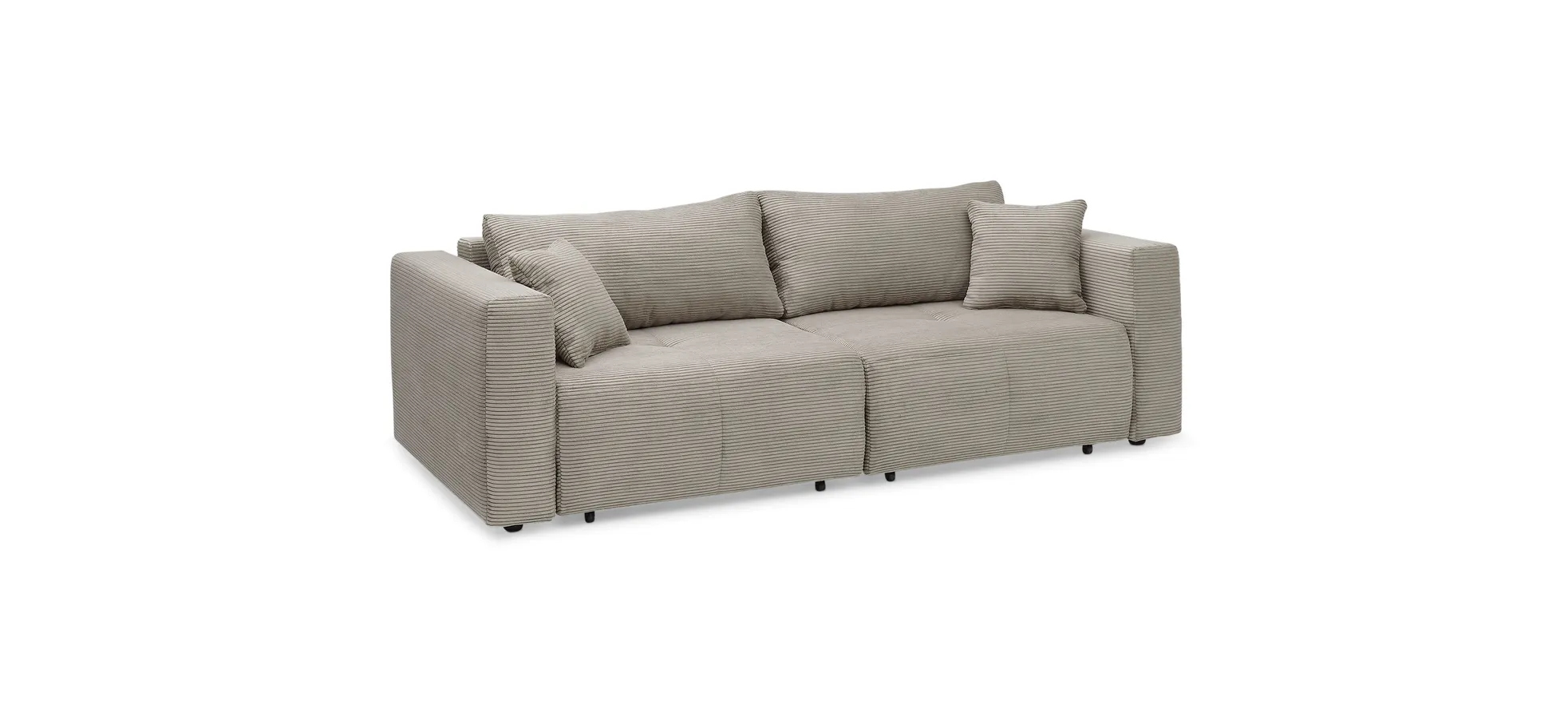 Megasofa, Stoff Cord Taupe - Juless