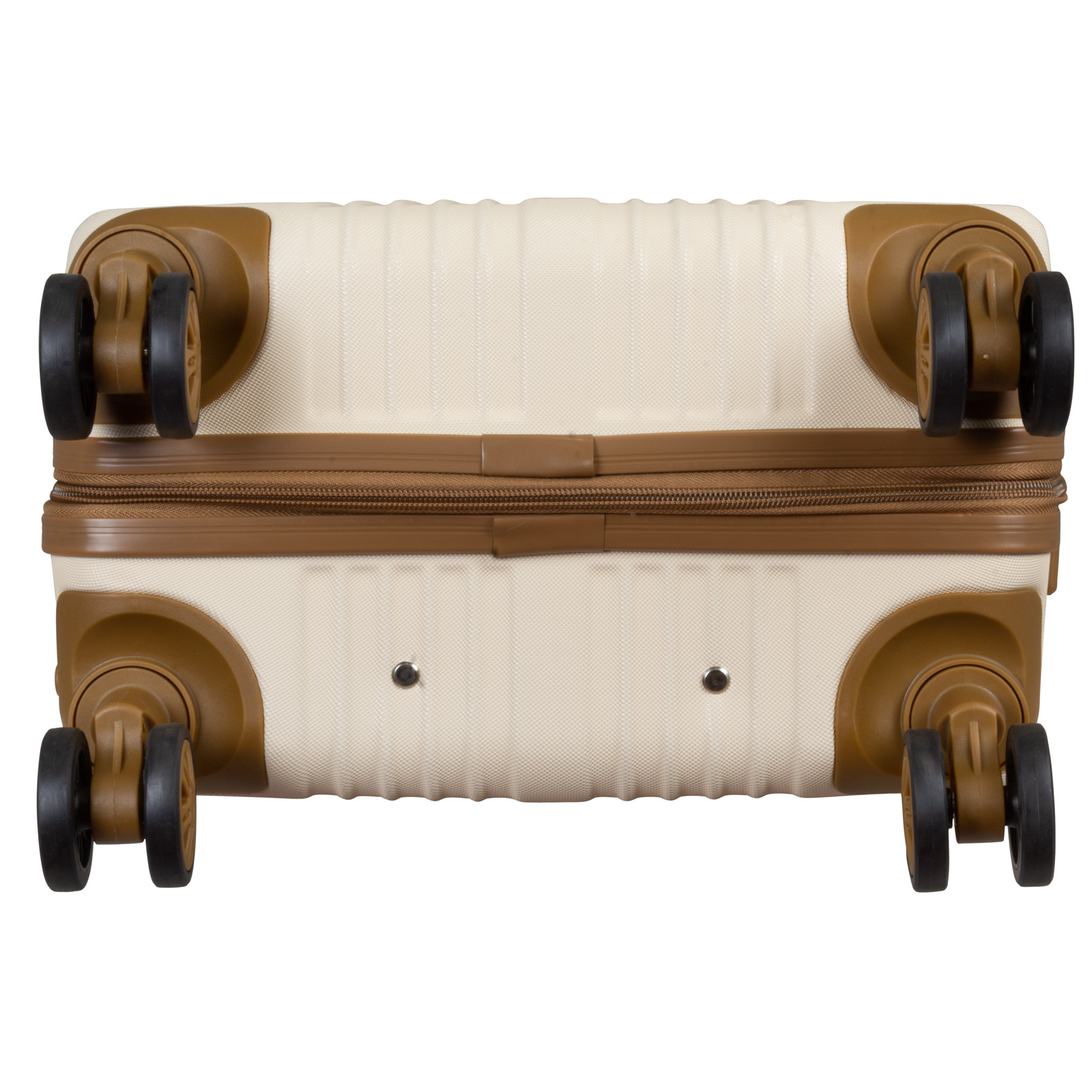Koffer Barbados, groß - 77cm, doppelräder, beige