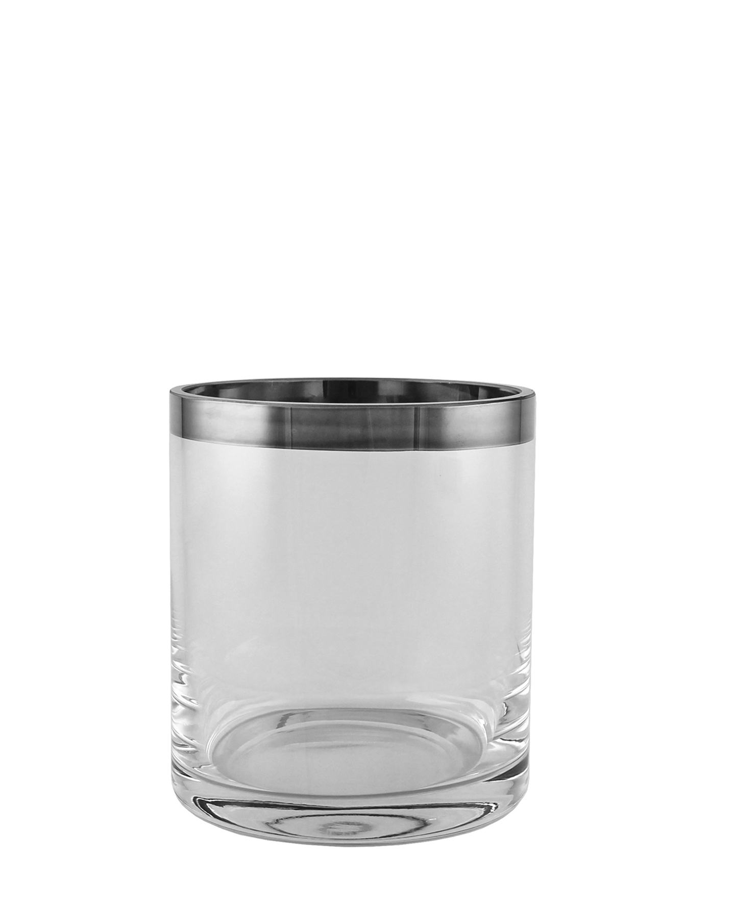 Windlicht New York - Platin klar 12,5cm Ø, 14cm Hoch