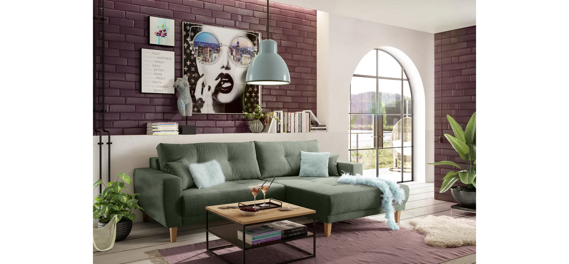 Couchtisch, Eisengestell, 70 x 70 cm - Couchtische Couchtisch, Eisengestell, 70 x 70 cm - Couchtische