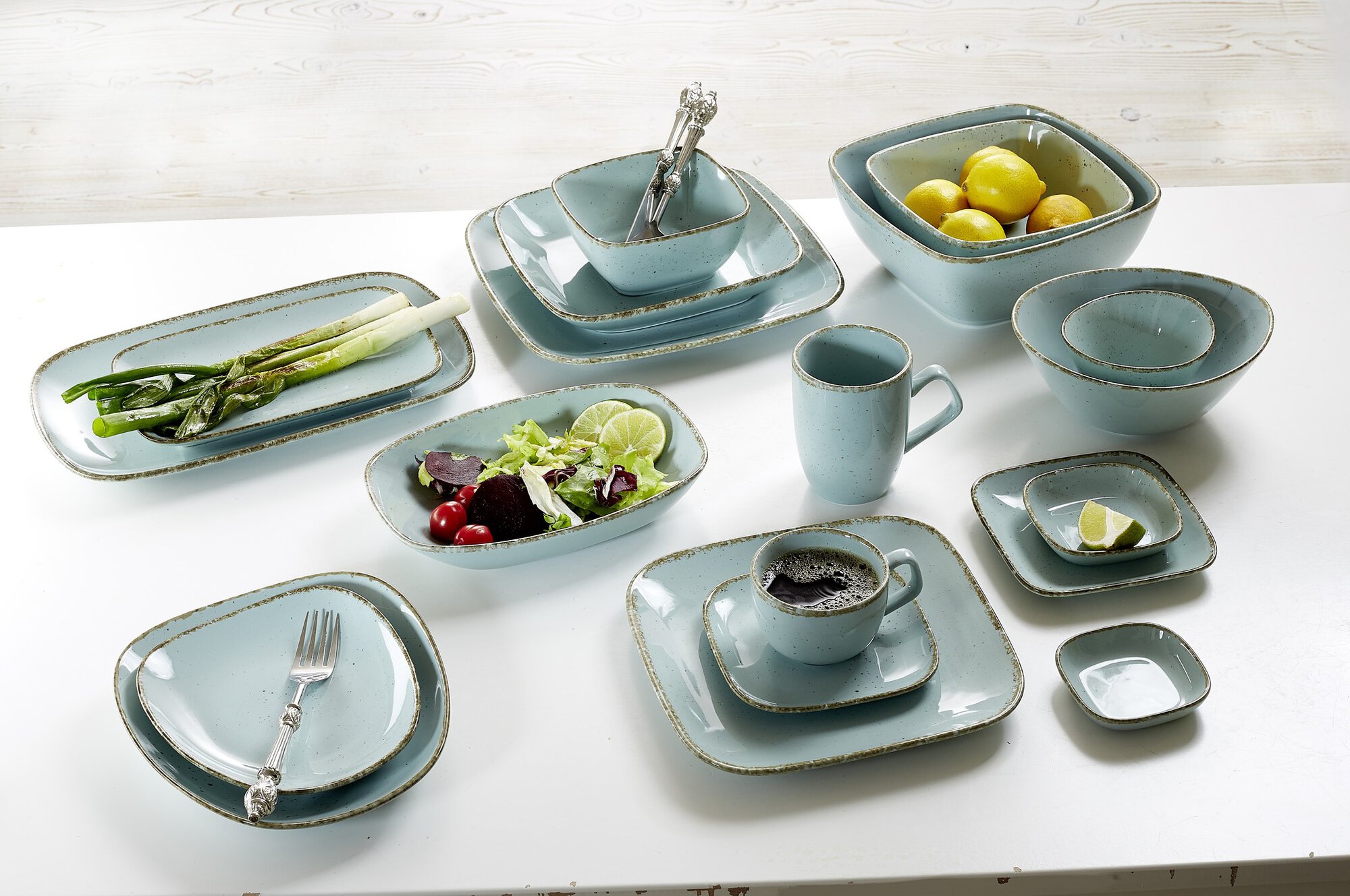 Schale Casa Blau 19 x 16,5 cm - Porzellan, spülmaschinenfest, oval, blau