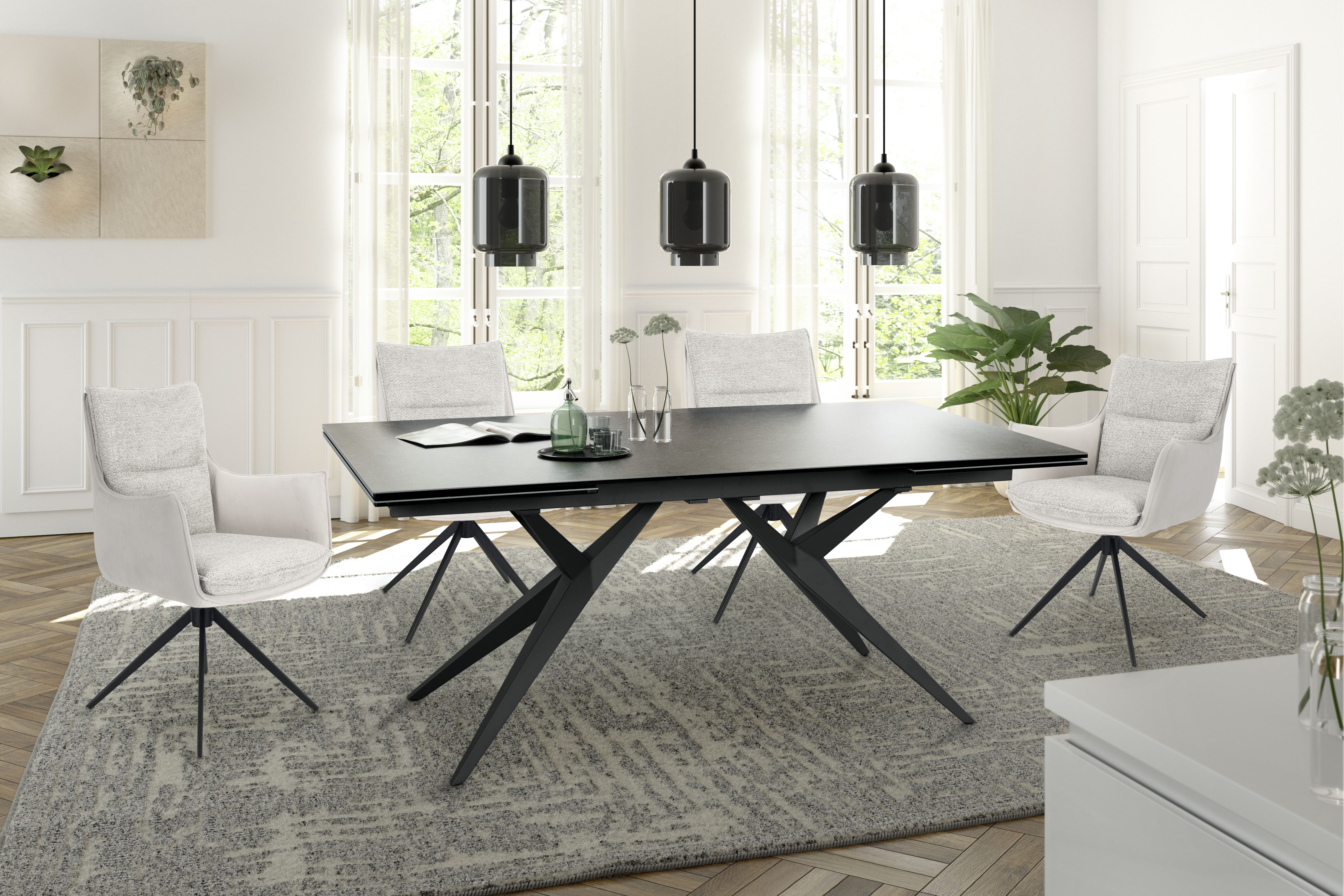 Armlehnstuhl, drehbar 360° autoreturn - Mandy