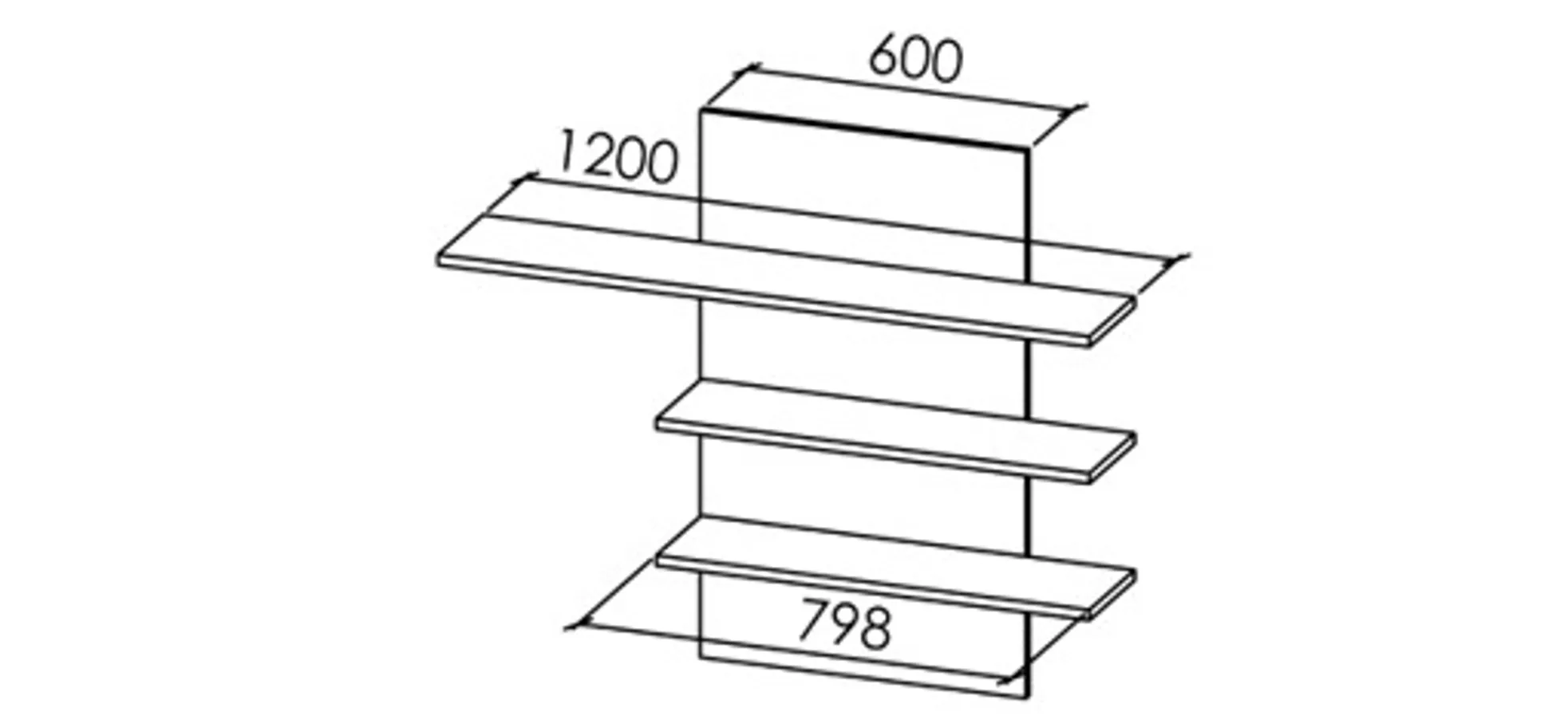 Hängepaneel, Kreidefarben  - Elenora 
