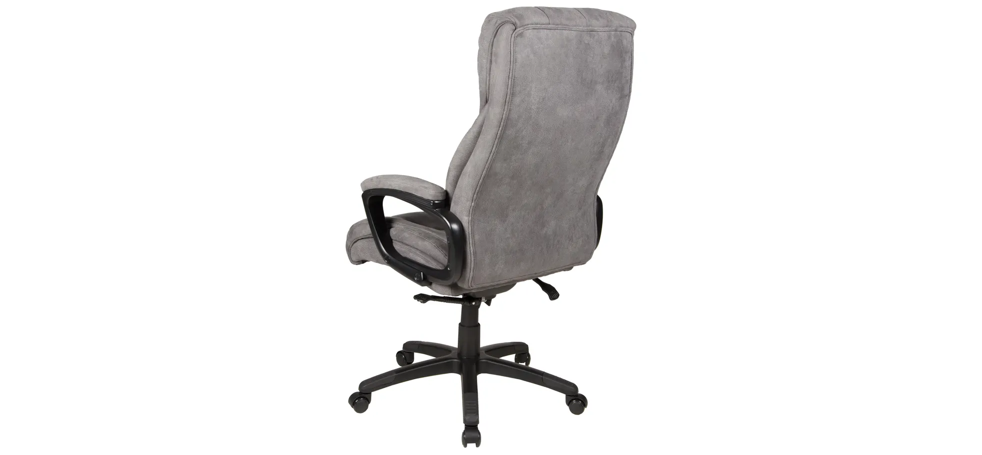 Drehstuhl mit Armlehnen, grau - Denir