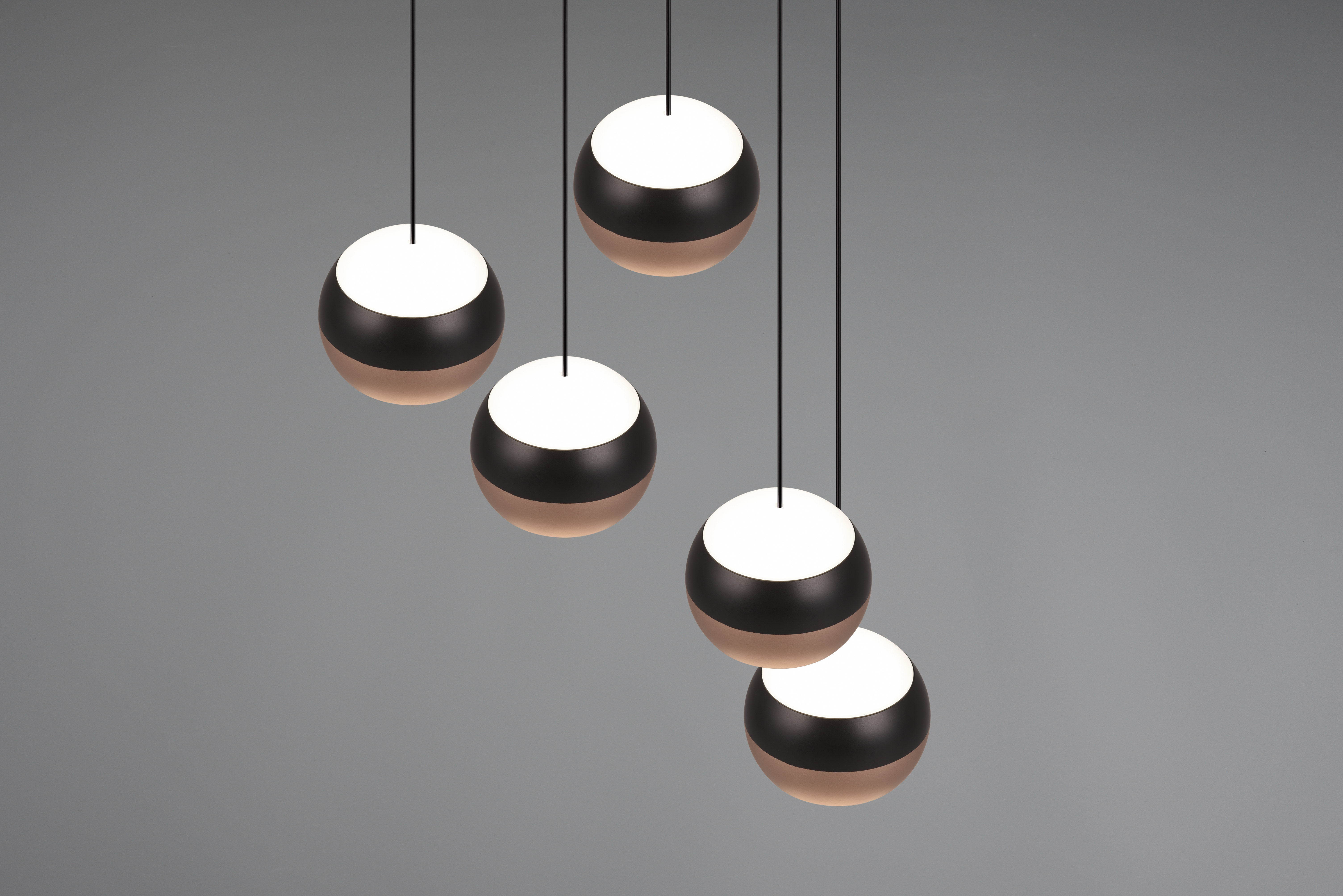 Pendelleuchte Orbit - 5-flg., LED, ca. Ø 30 cm, Höhe ca. 200cm
