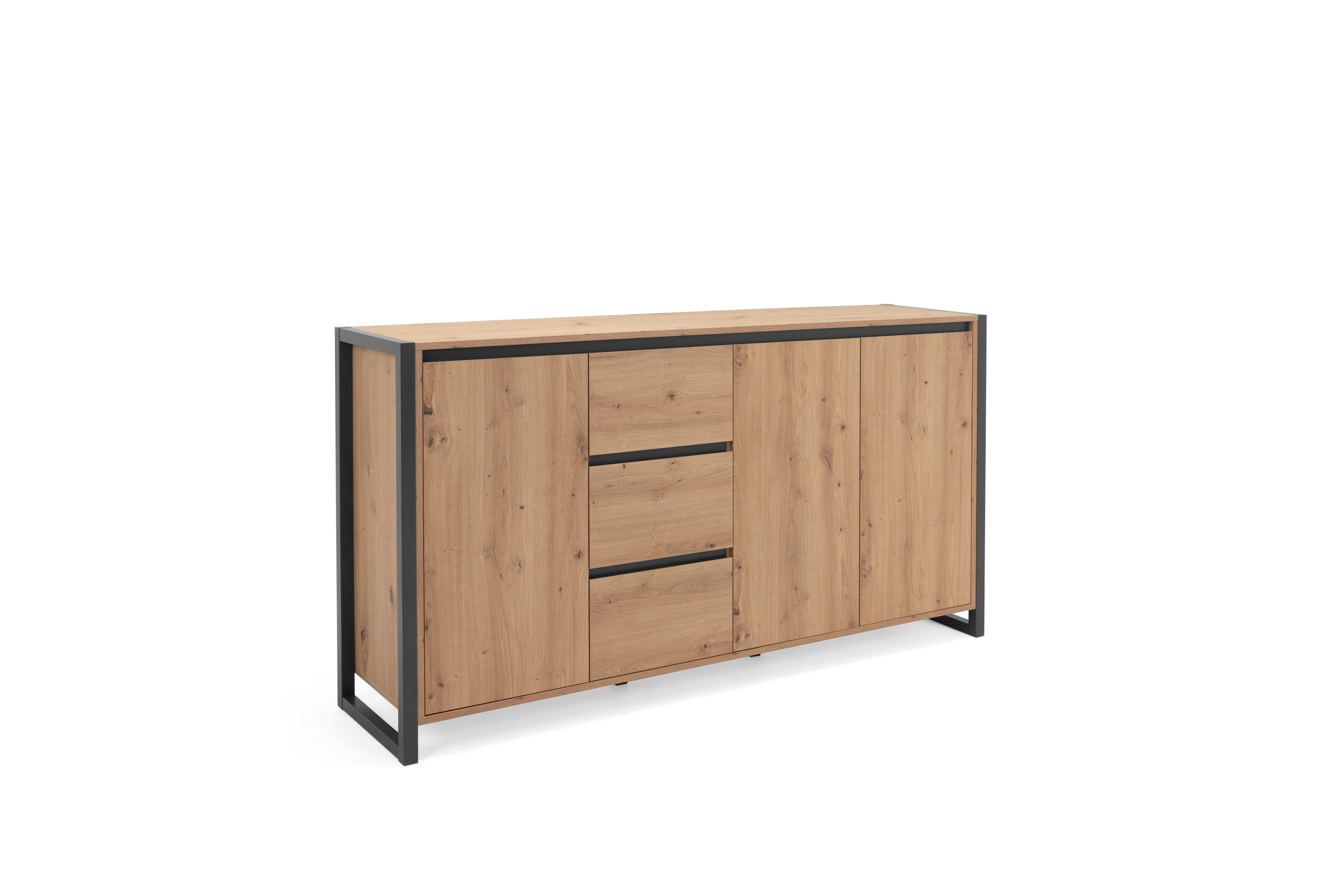 Kommode, Eiche Artisan Nachbildung - Ferrow