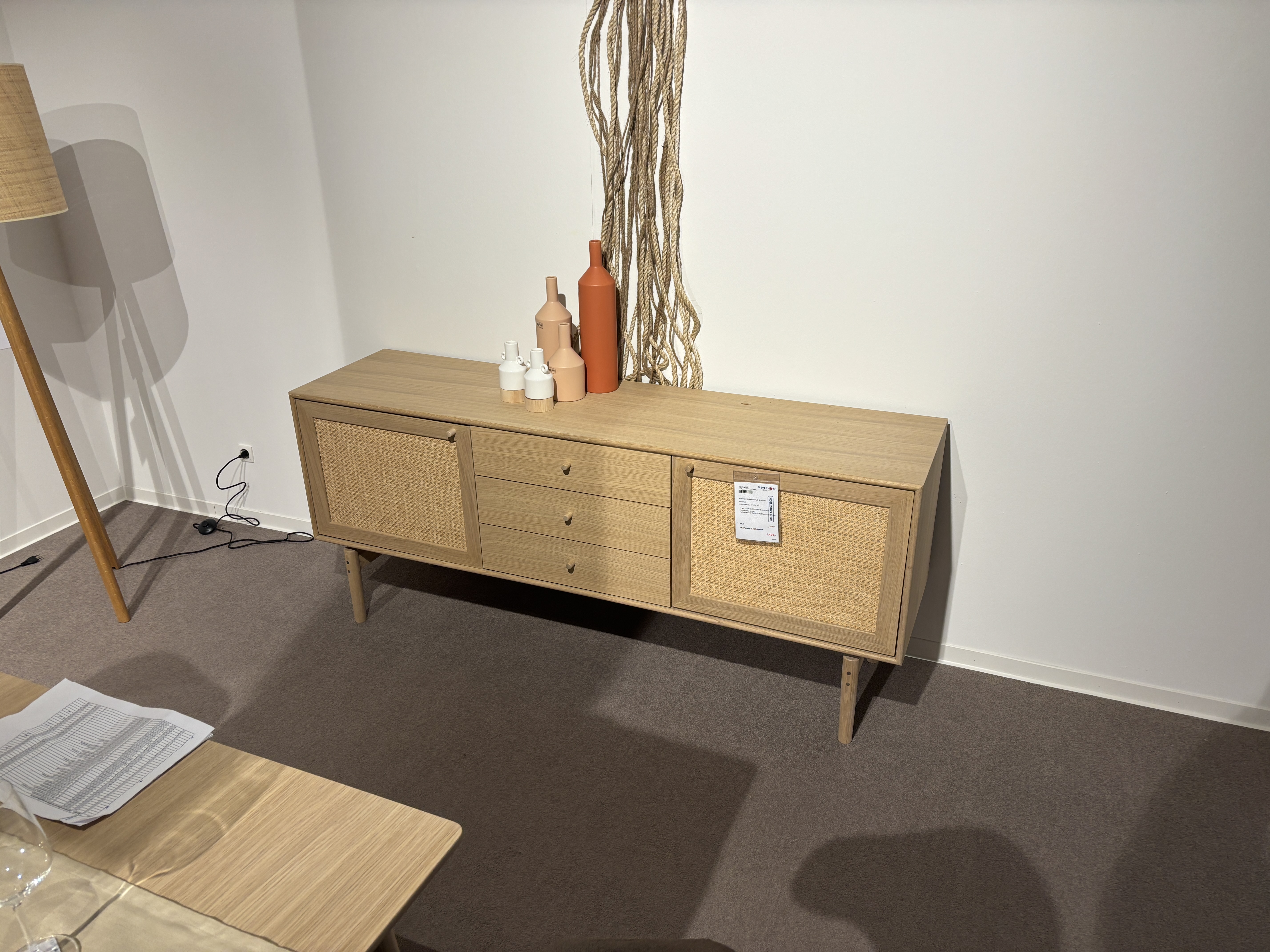 Sideboard mit Füßen, 3 Schüben - Limerick