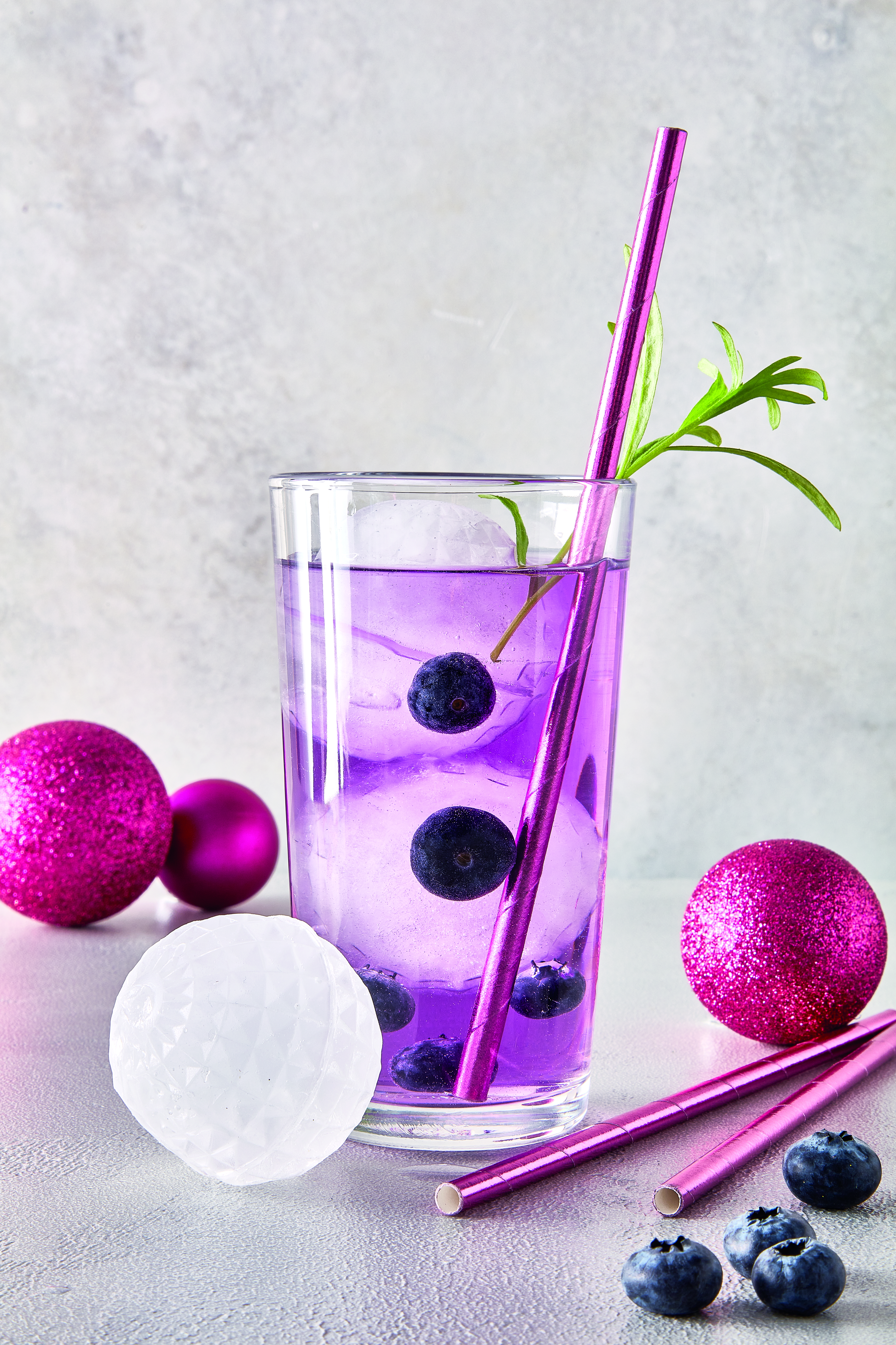 Eiswürfelform Discokugel für 4 Stück - aus Silikon