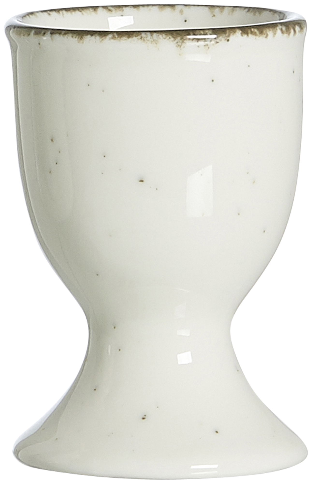 Eierbecher Casa Creme 5 cm - Porzellan, spülmaschinenfest, x-förmig, beige