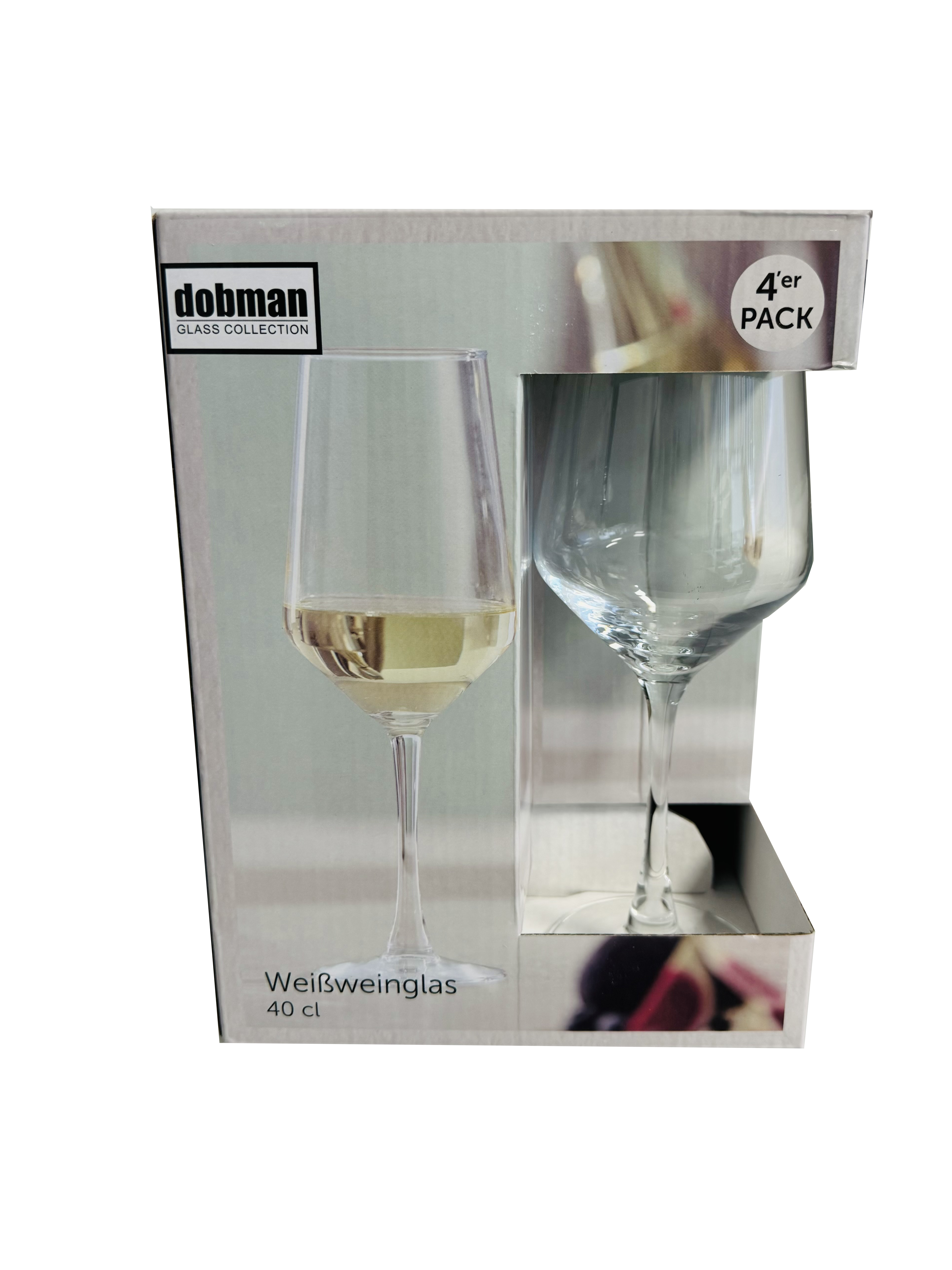 Weißweinglas, 4-er Set - 40cl