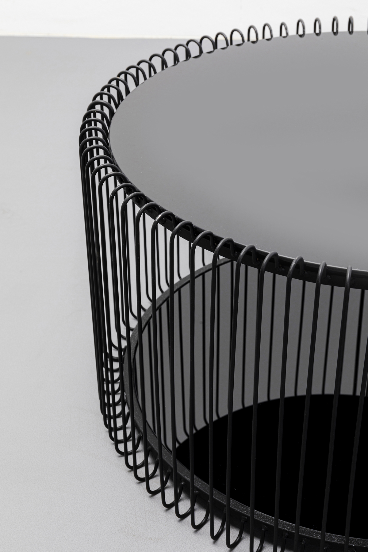 Couchtisch Wire Double, schwarz - Couchtisch