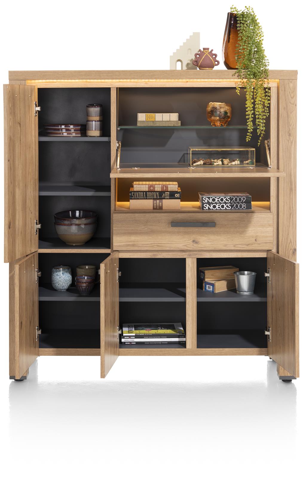 Highboard, Eiche - Delmonte