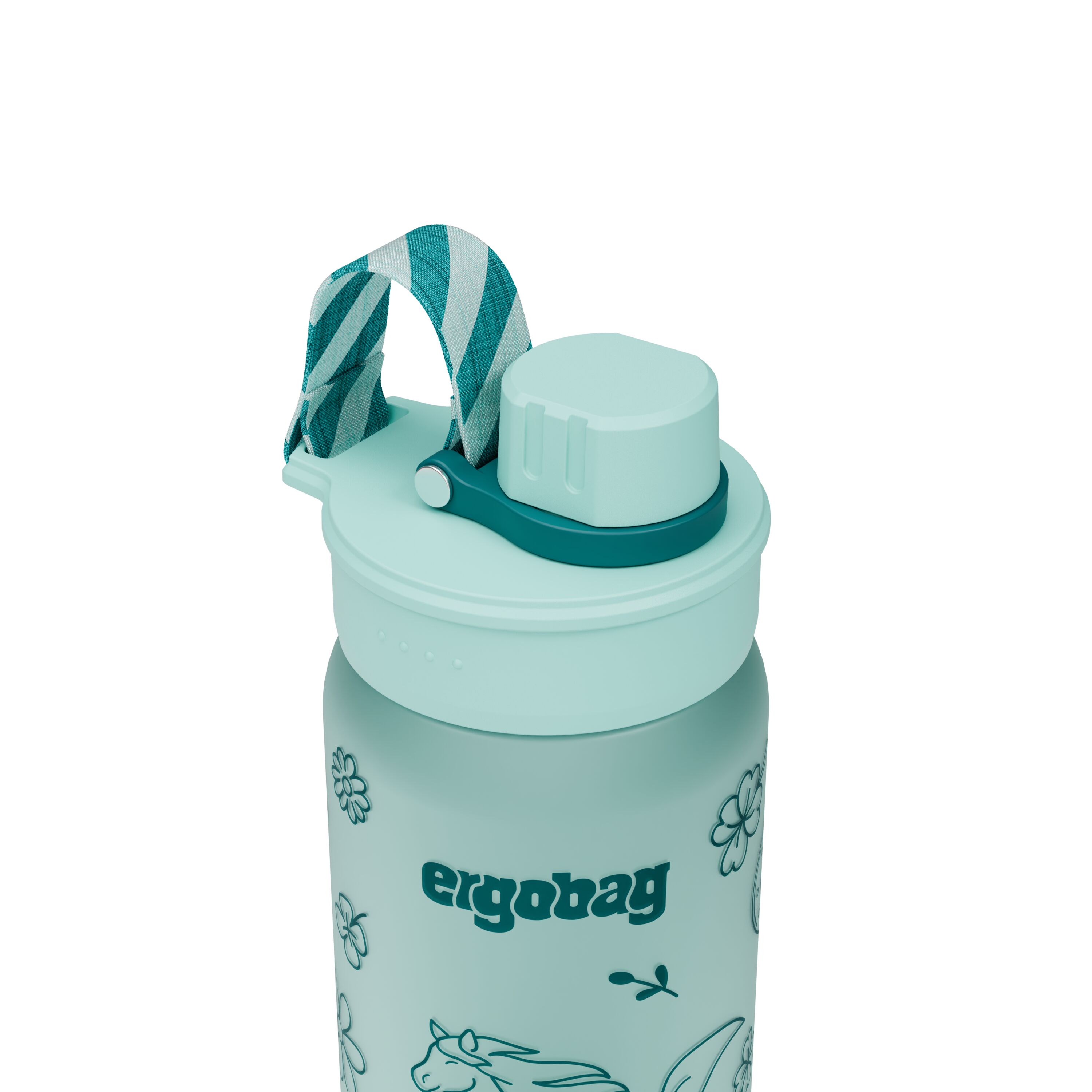 ergobag Trinkflasche Pferde - Kunststoff