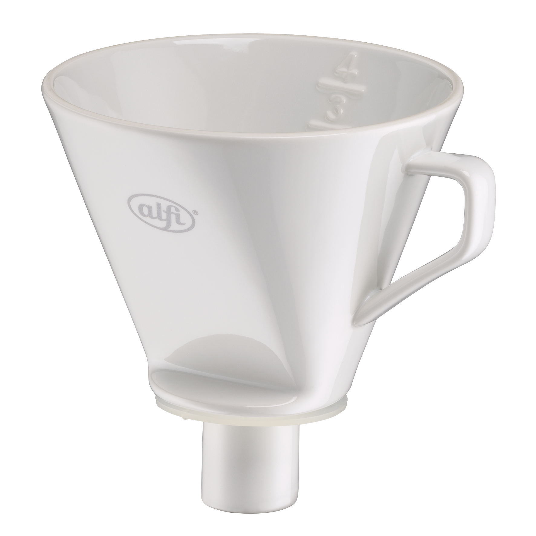 Kaffeefilter,  Größe 4, Porzellan weiß - Aroma Plus