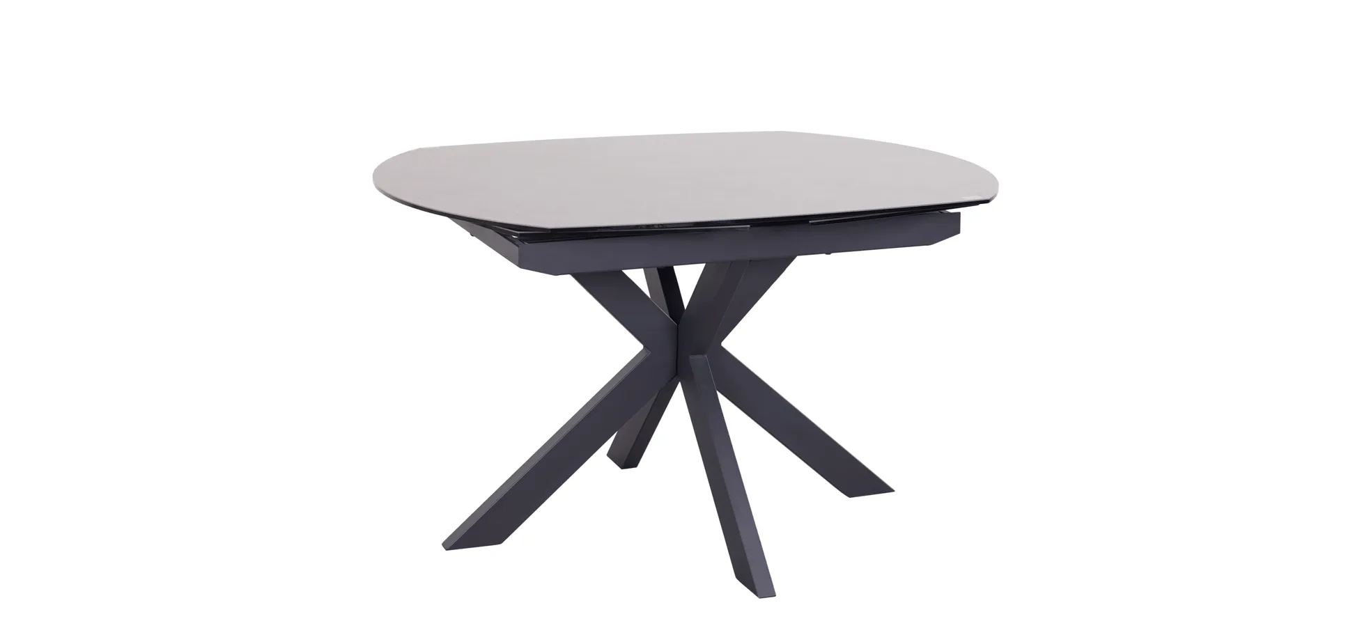 Esstisch, ausziehbar, Glaskeramik grau - Meggie