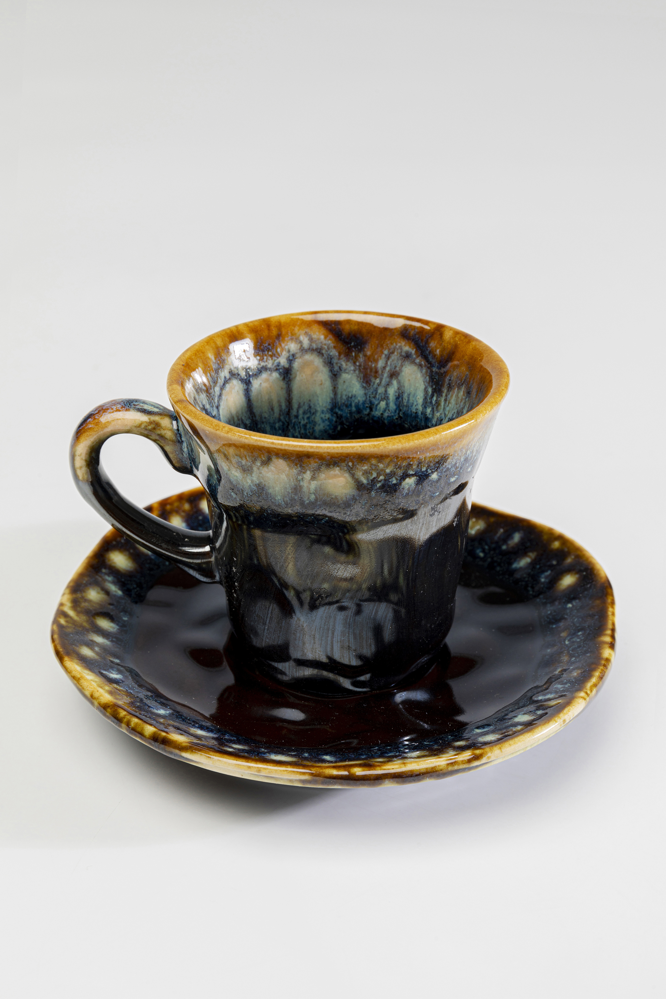 Espressotasse Lio Dunkelblau, Steingut - Accessoires