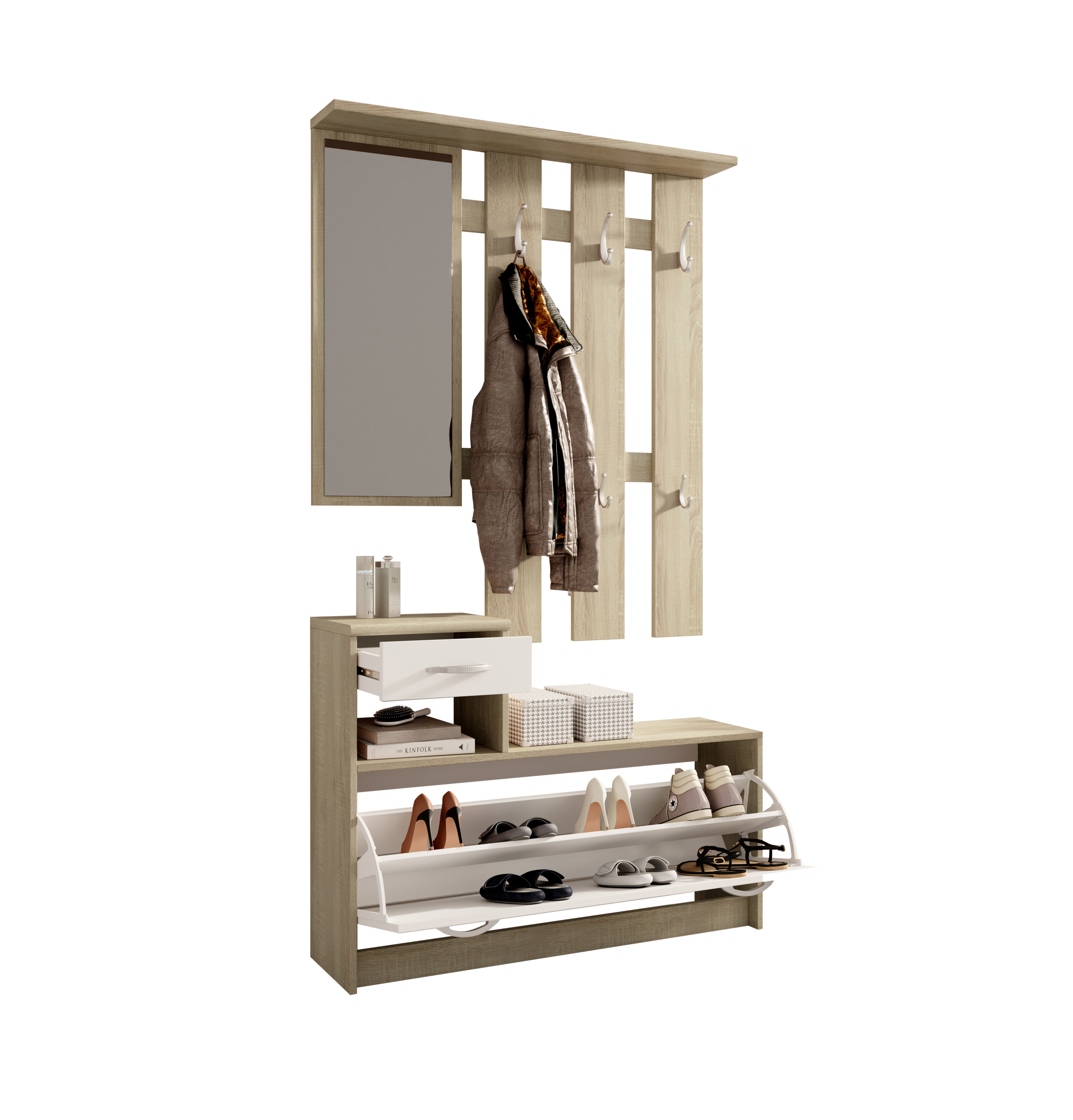 Garderobe, Eiche Sonoma Dekor - MyStyle 6017