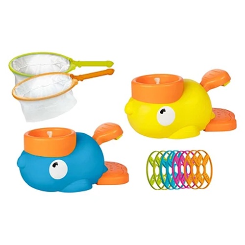 Fangspiel Duck Of Flying Discs - 22x12x12cm, kunststoff, blau