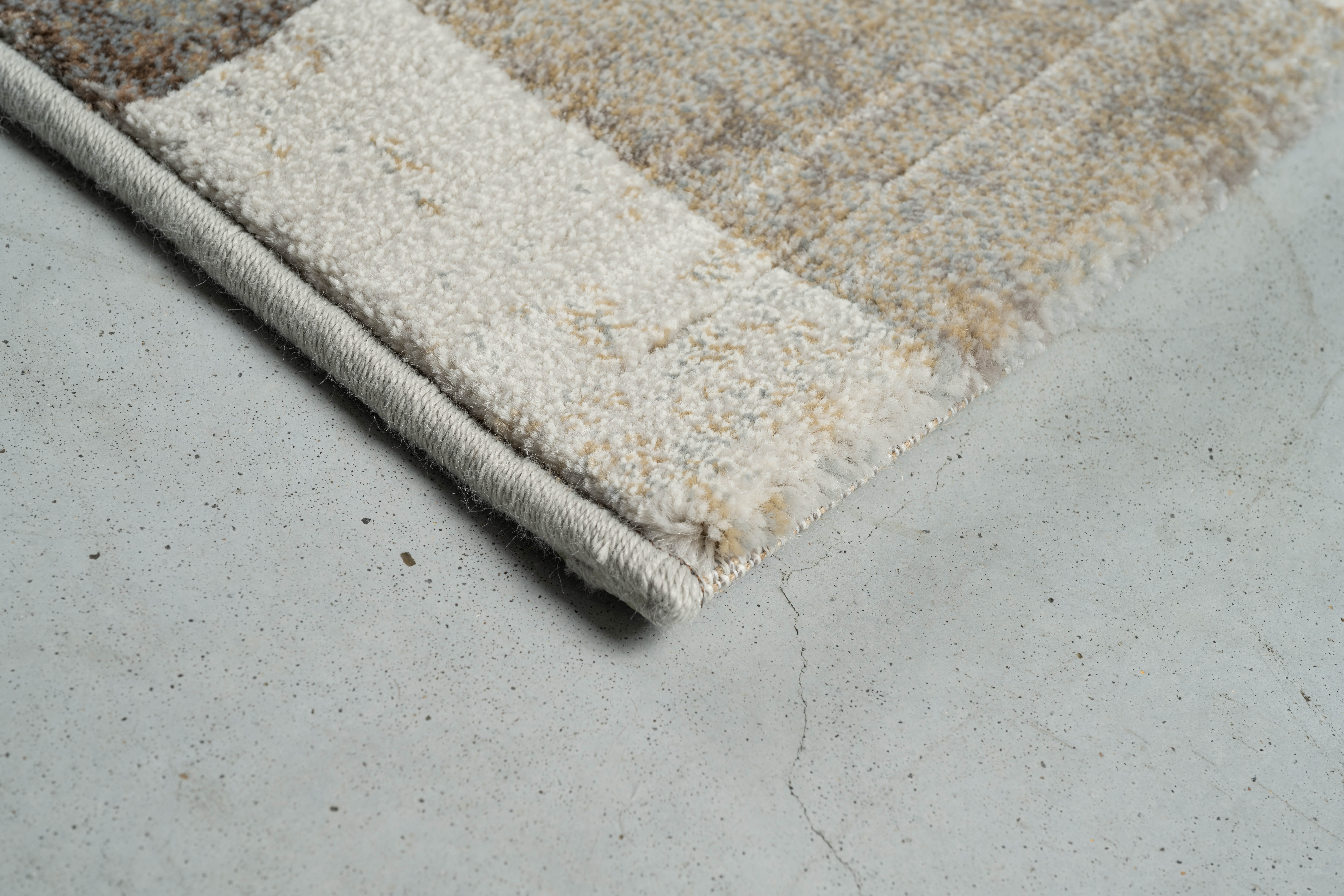 Webteppich, braun-grau, 160x230 cm - Rargentum