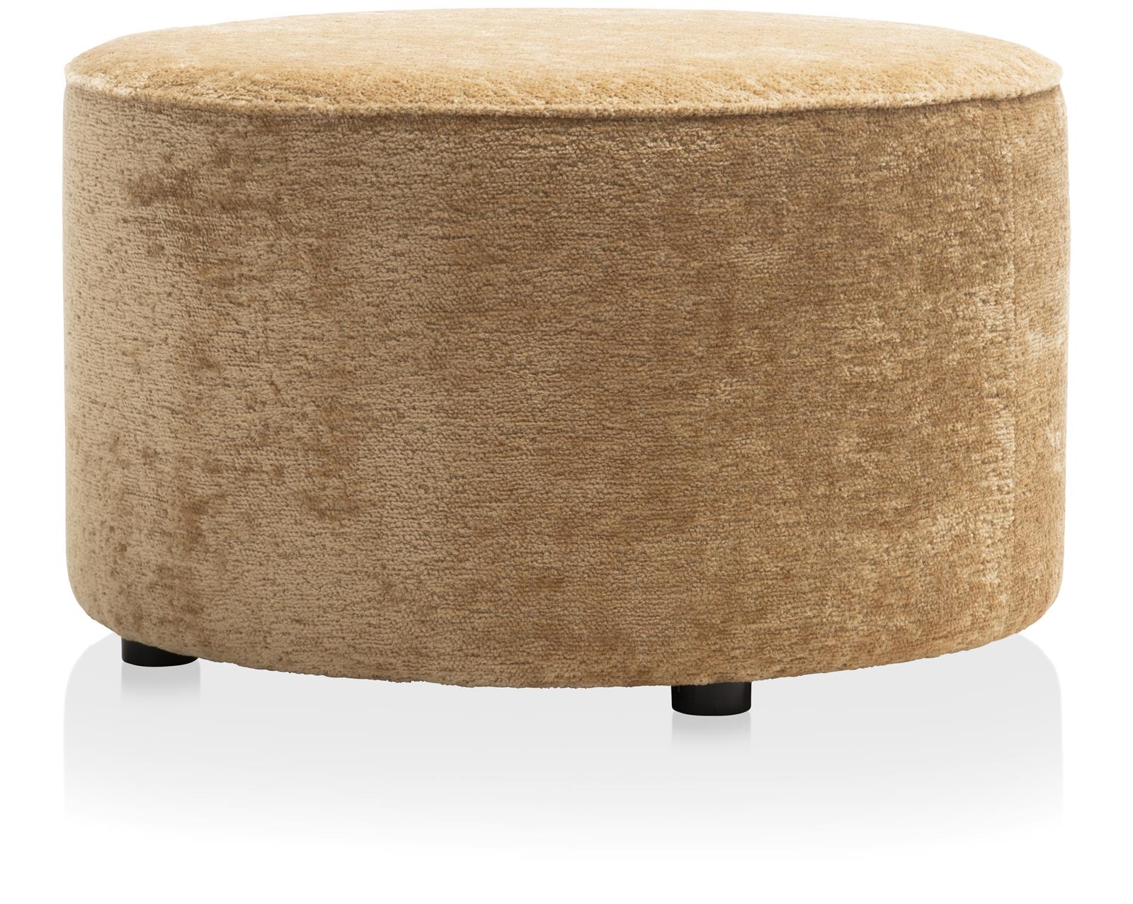 Sofa, 2 Sitzer, Ockergelb, inkl. Hocker - Coco Maison - Roan