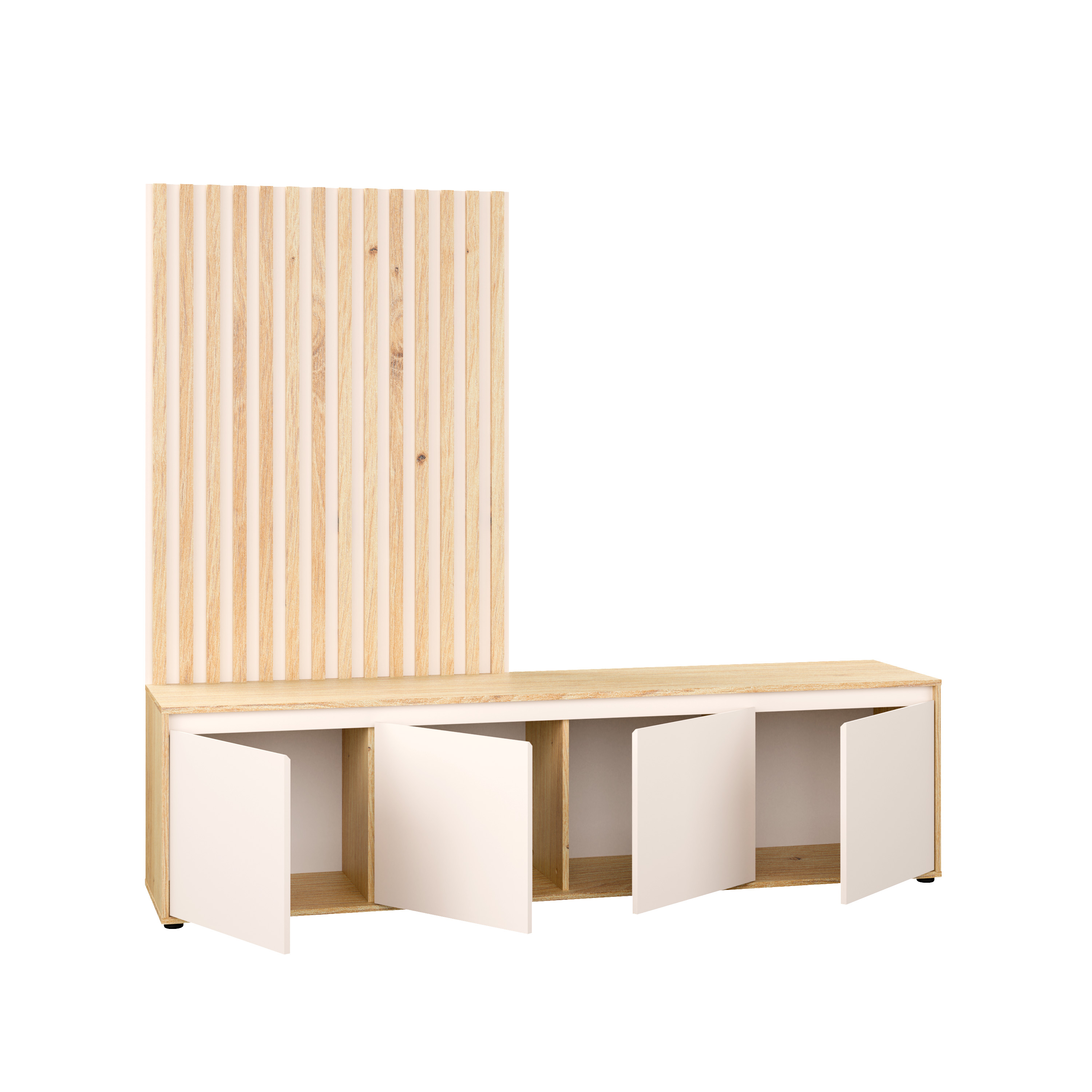 Wohnwand, Artisan oak/ Sand - MyStyle 1055