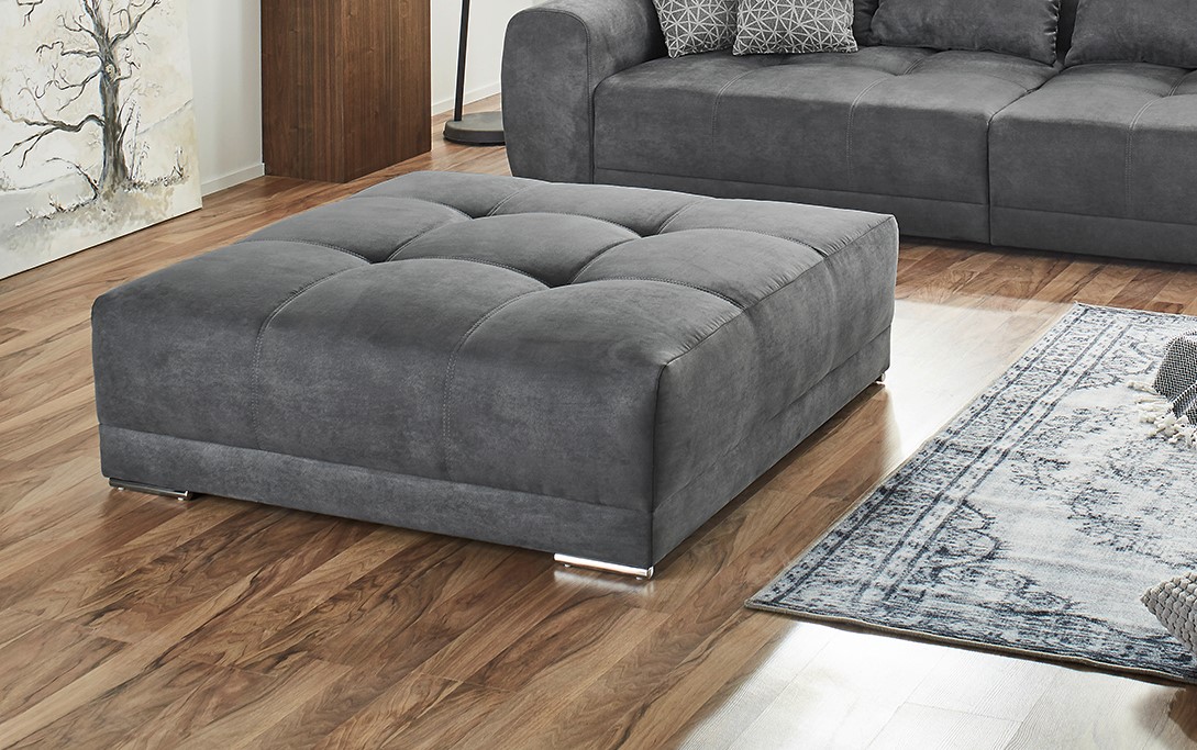 Hocker, Dunkelgrau - Janni