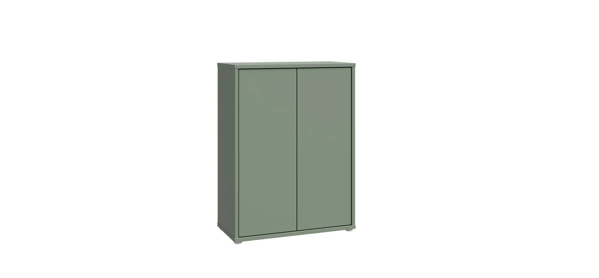 Schuhschrank, Salbei, 2 Türen - Faid